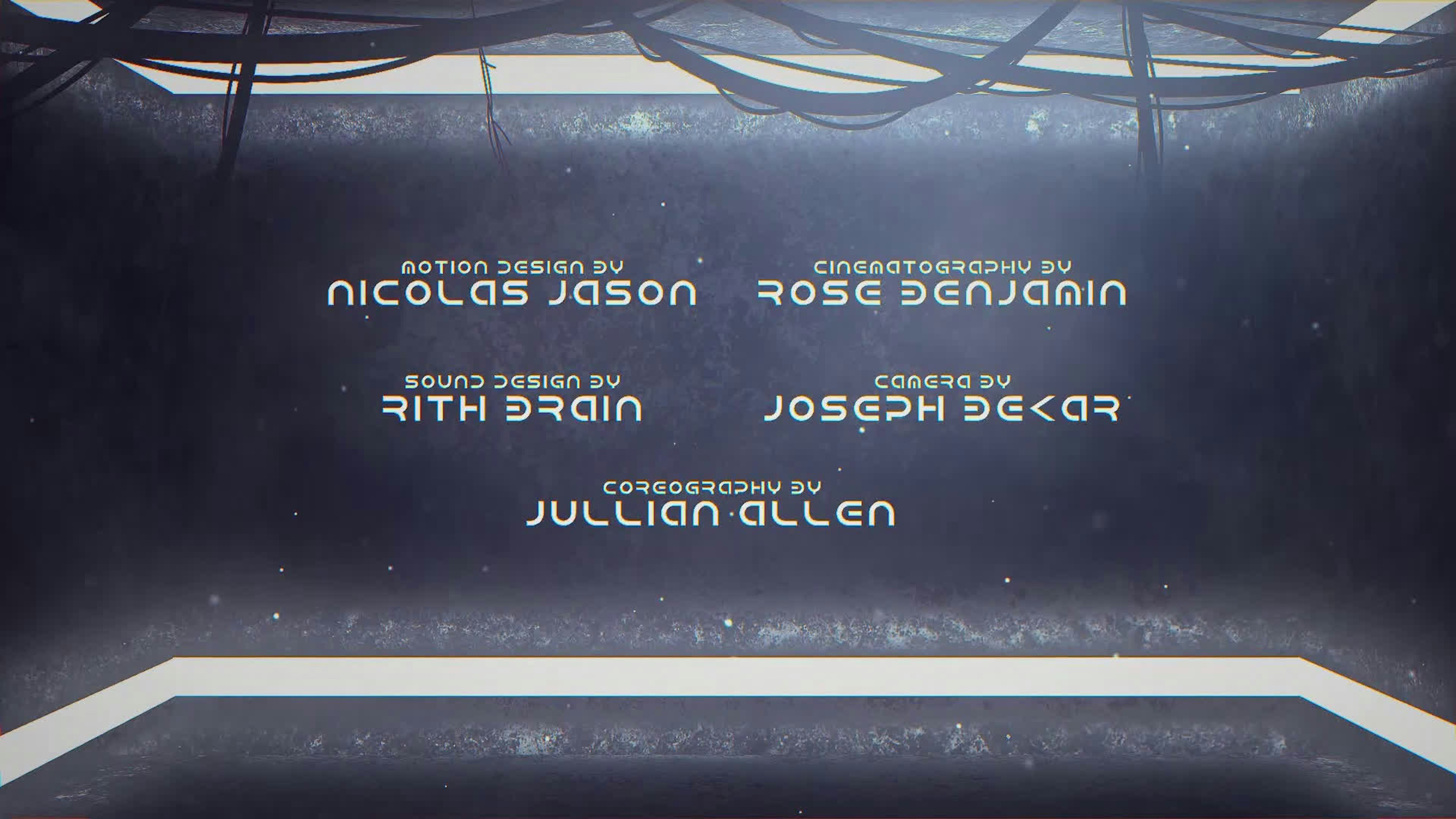 Sci-fi Credit Reveal