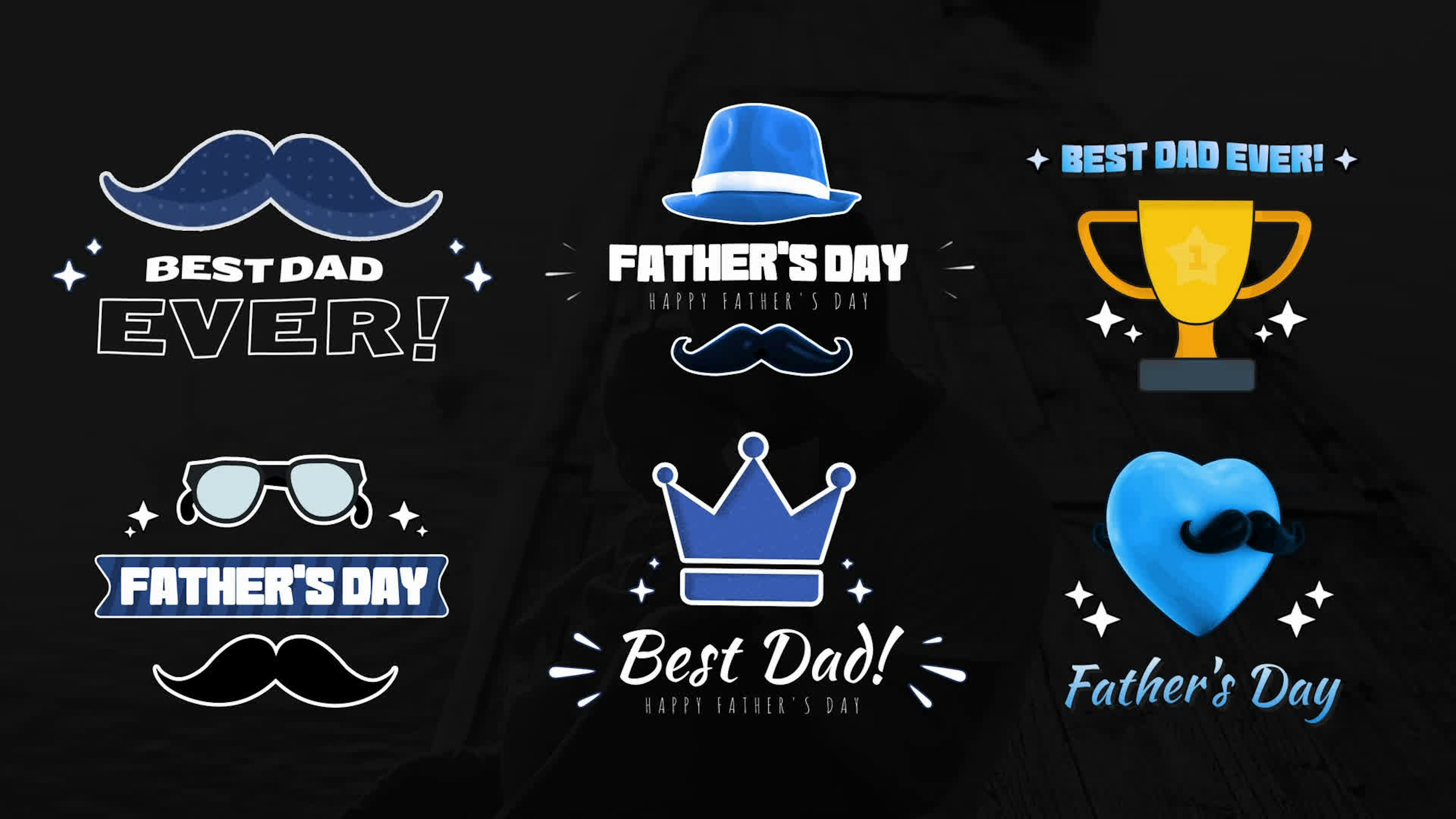 Fathers Day Titles Pack