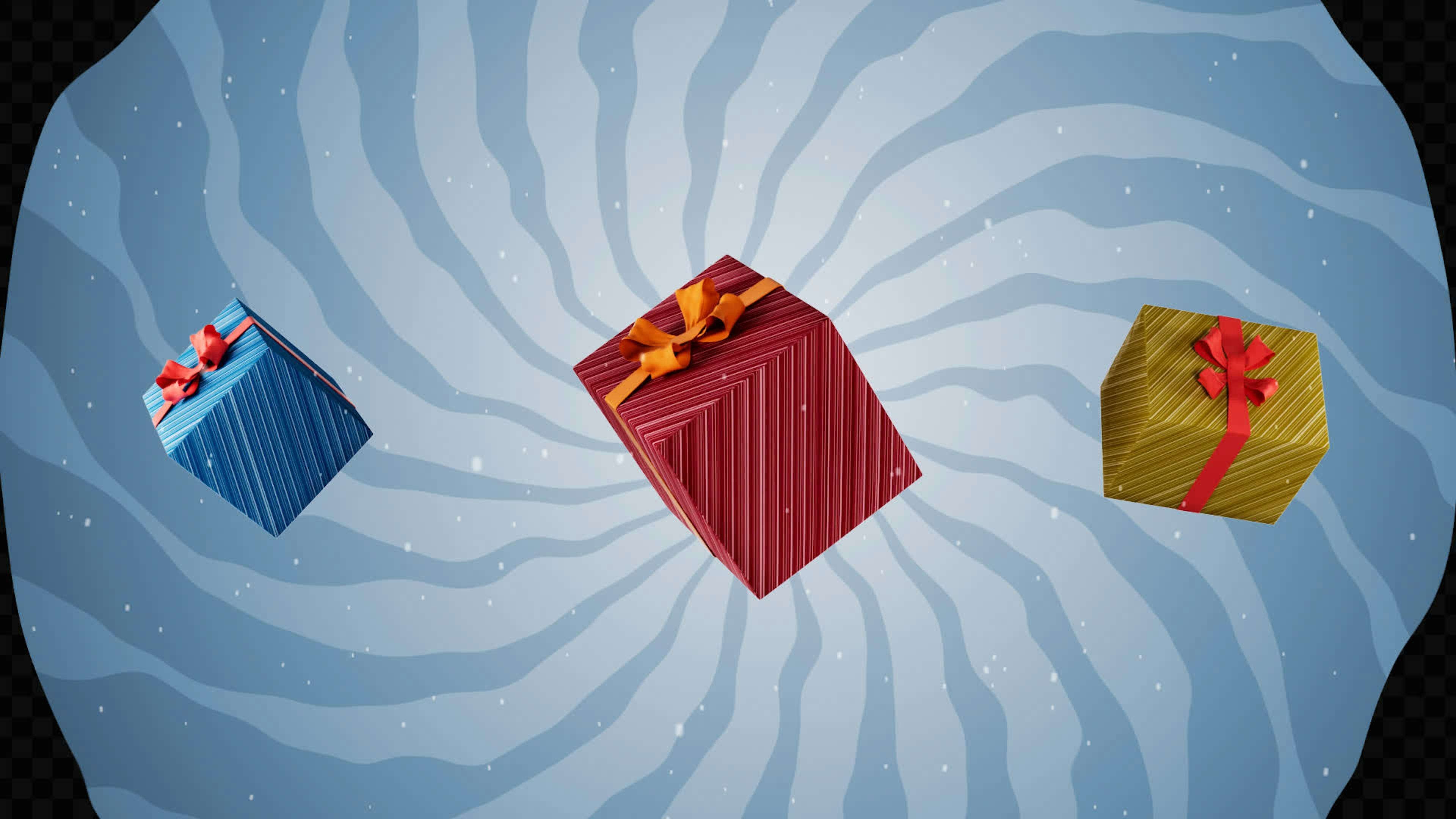 Festive Gift Boxes Transition