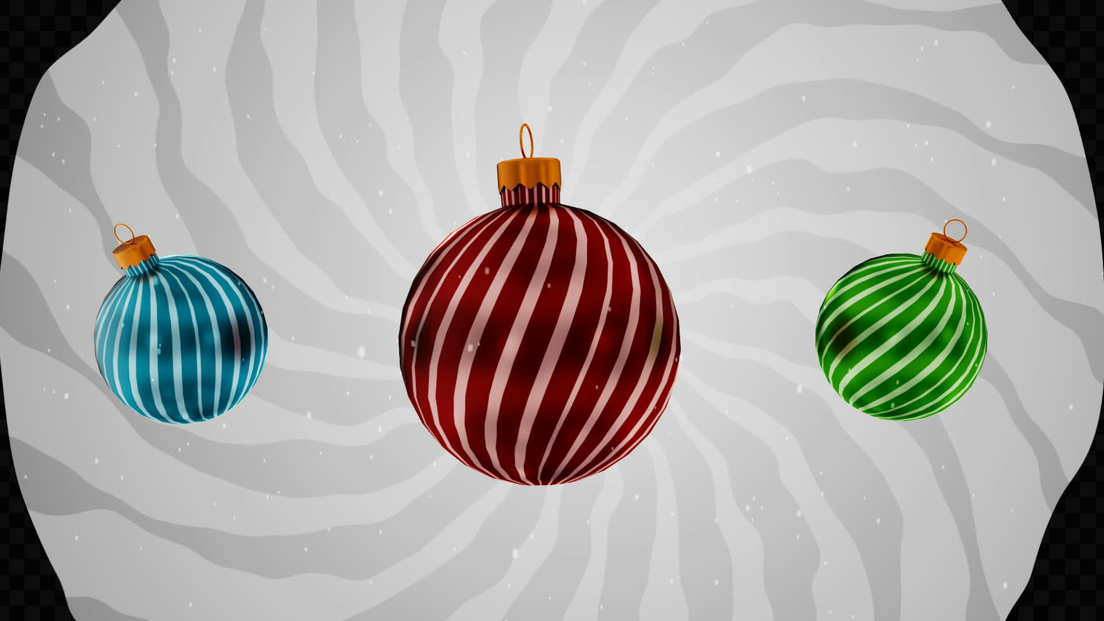 Festive Ornaments Transition