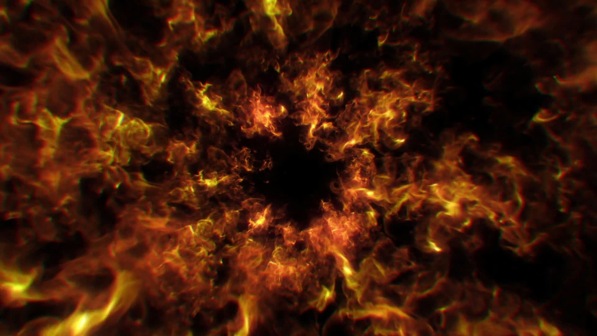 Fire Neergy Fire Energy Background Tunnel • Motion Graphics Template • Uppbeat