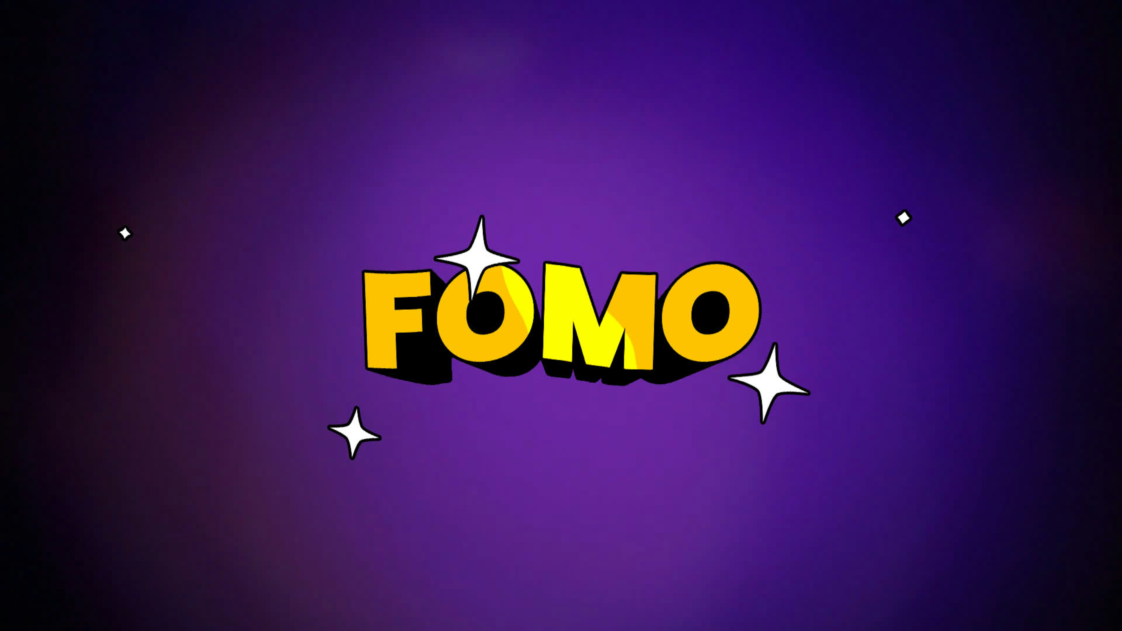 Fomo - 3D Cartoon Text