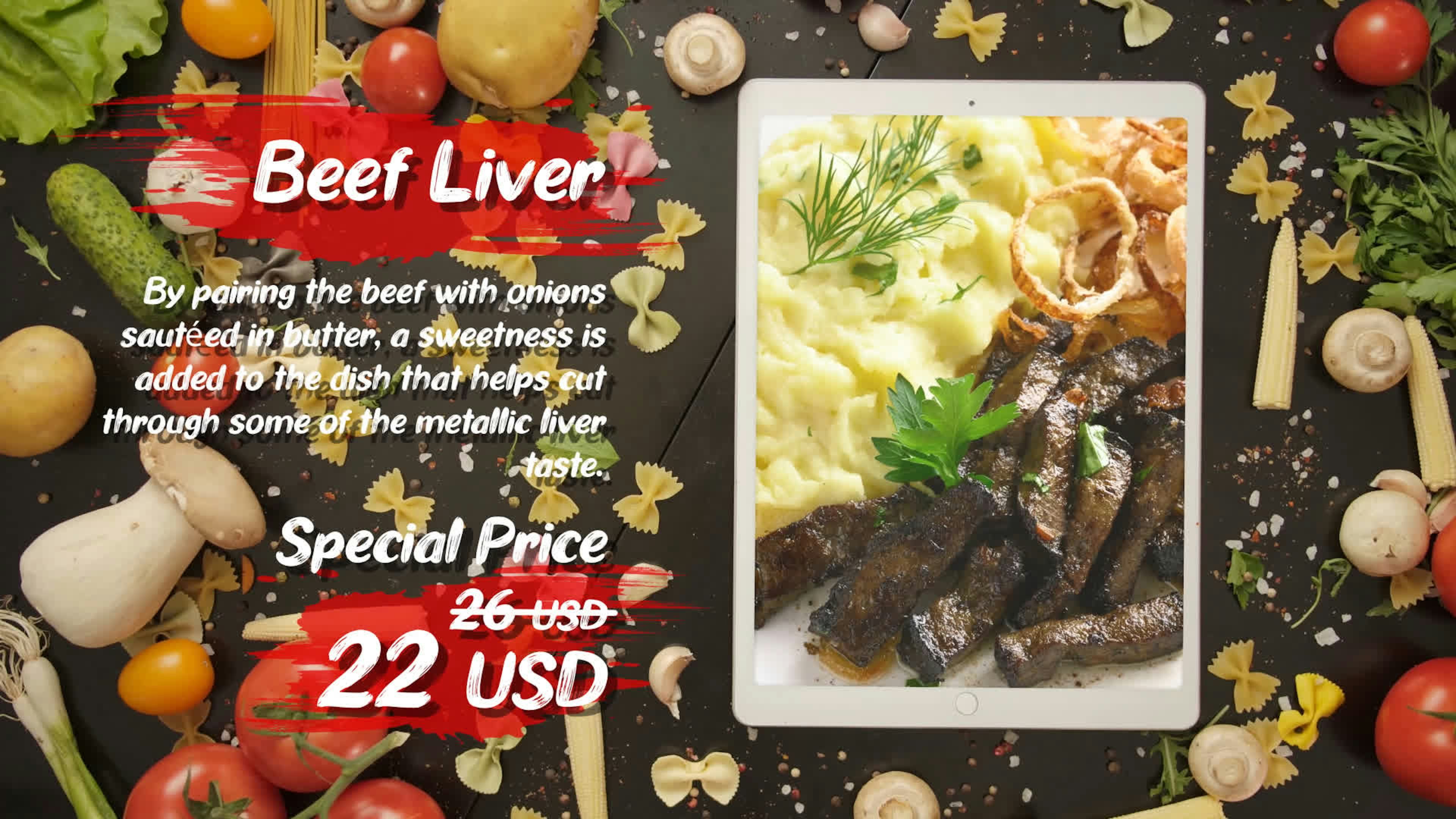 Food Recipe Book Promo