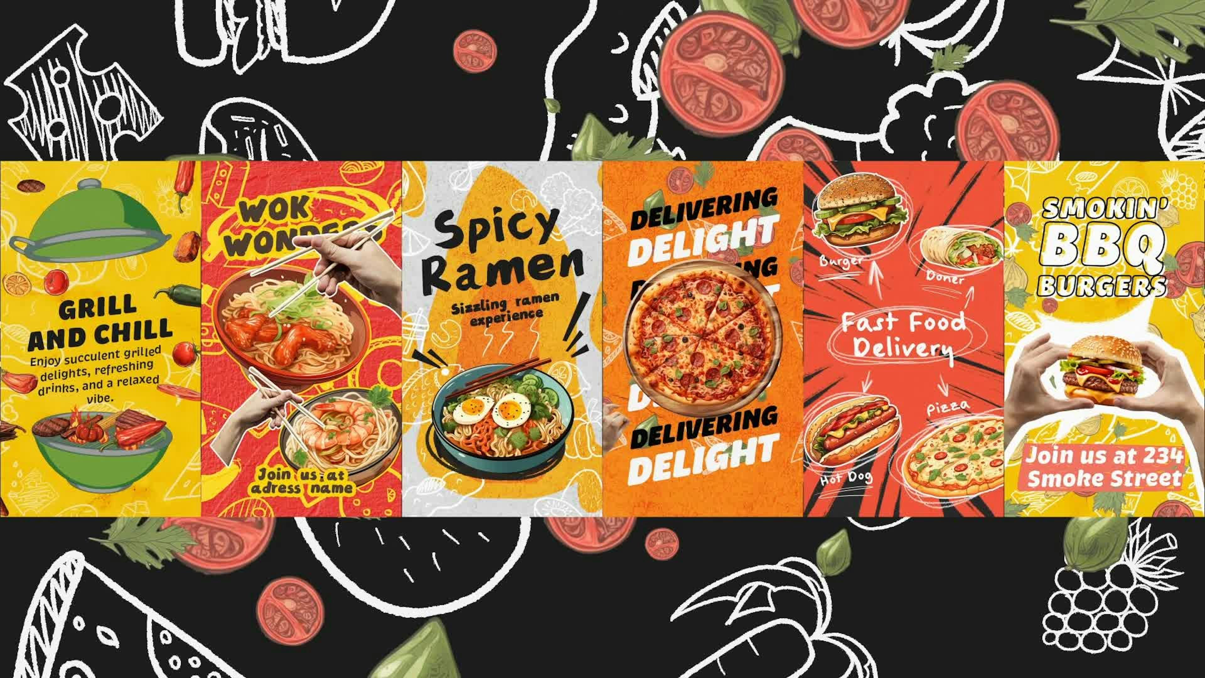 Food Vertical Posters