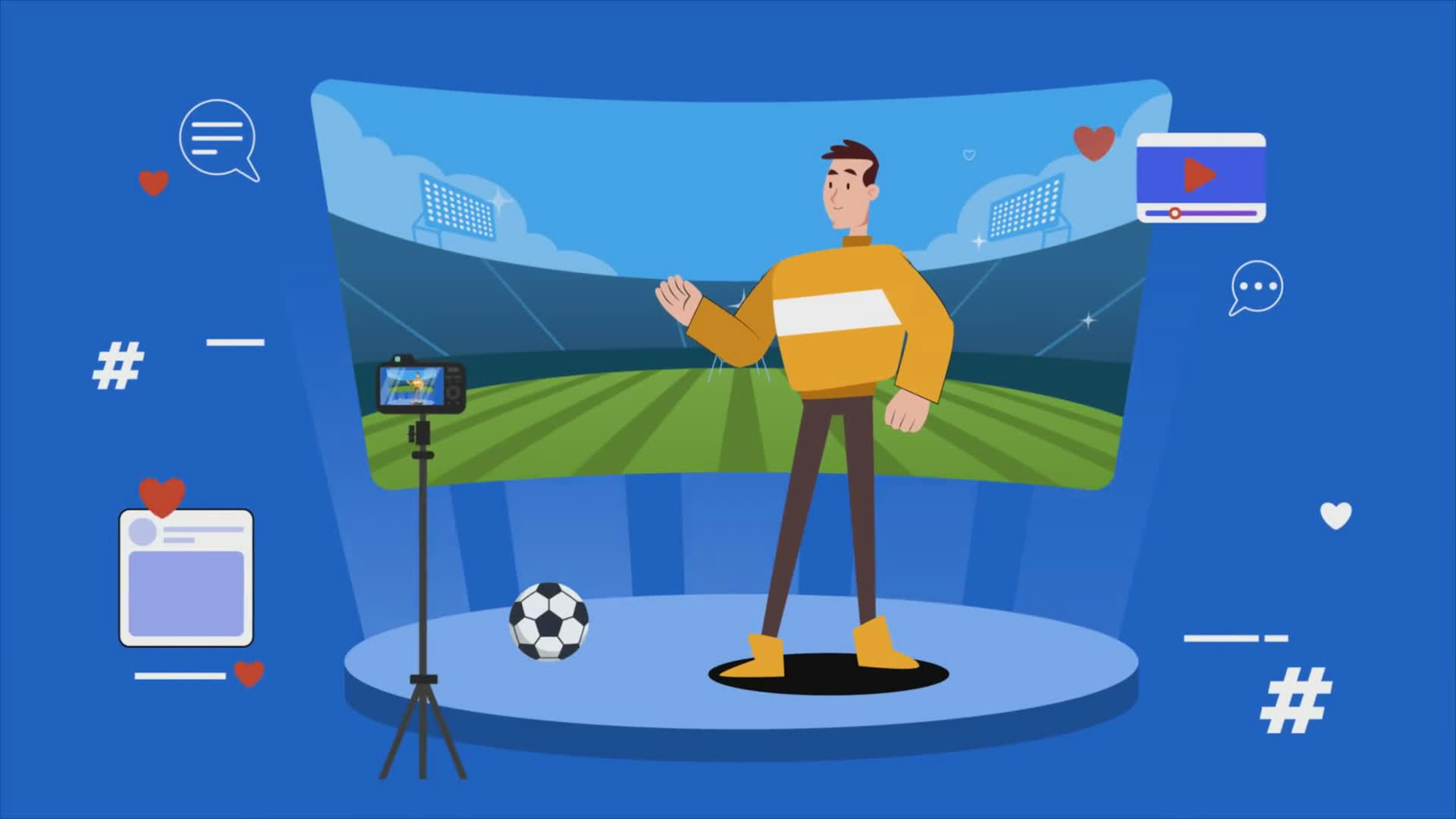 Football Influencer Boy Streaming Live