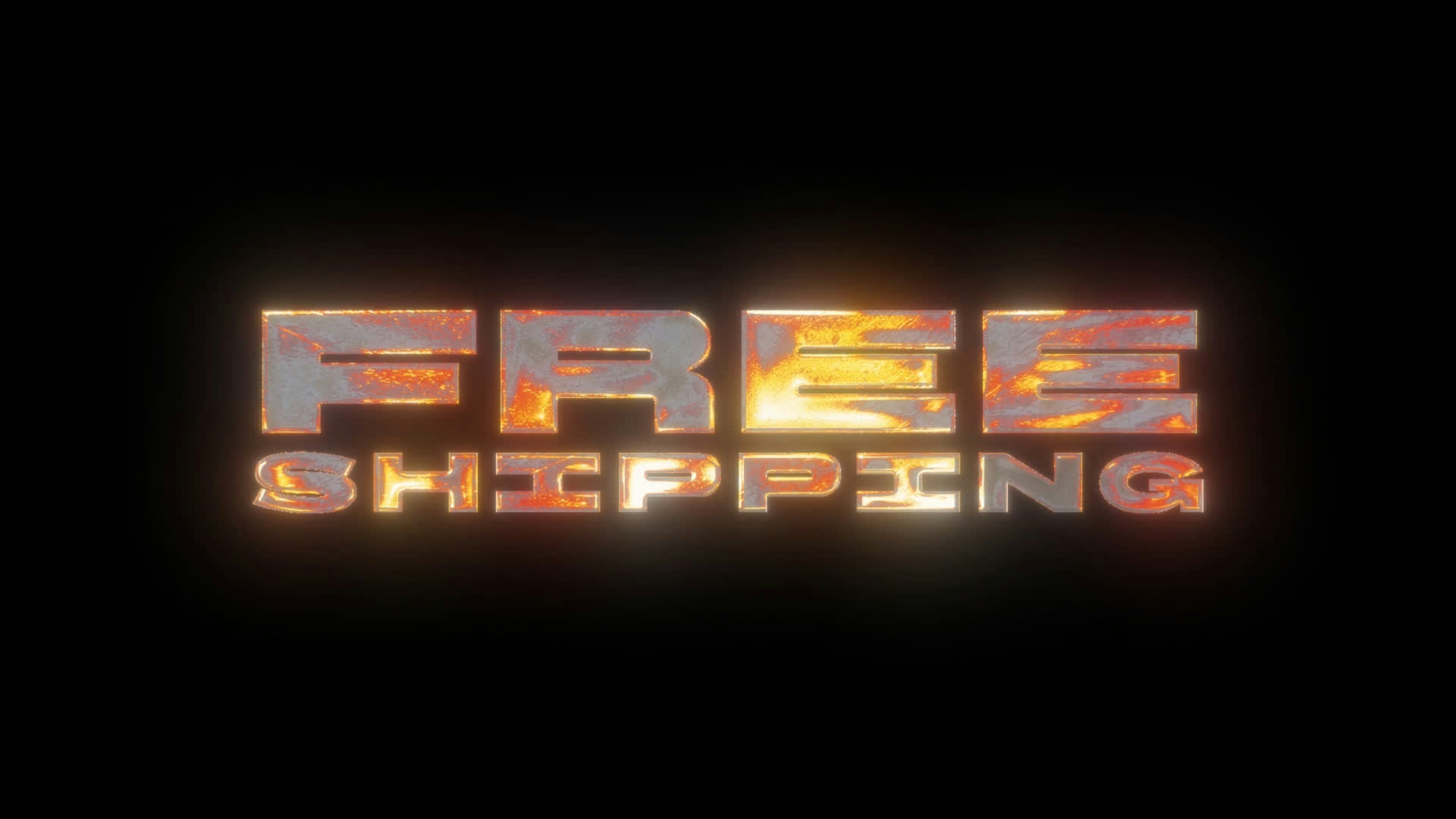 Free Shipping Heatmap Gradient Title