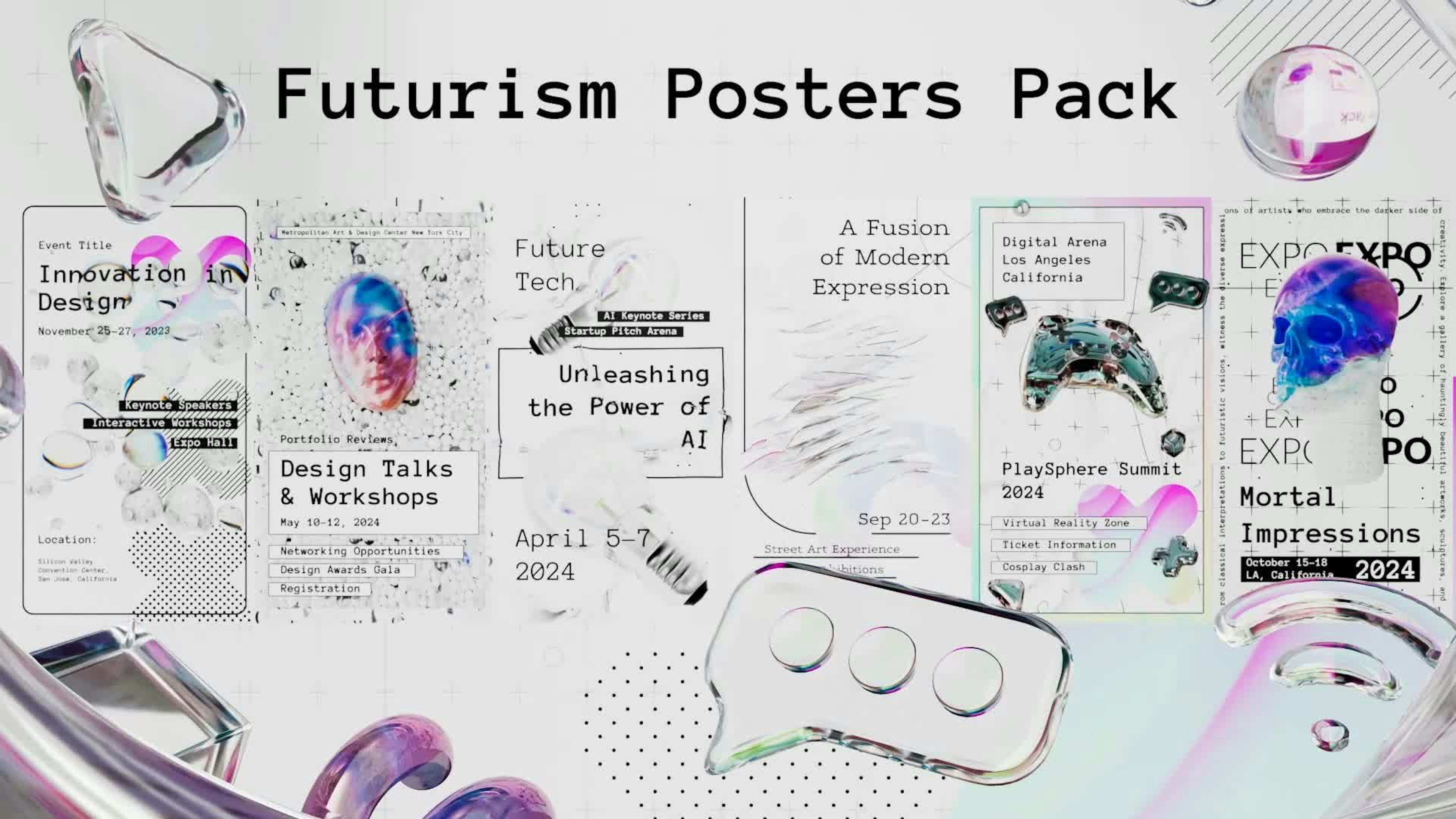 Futurism Posters Pack