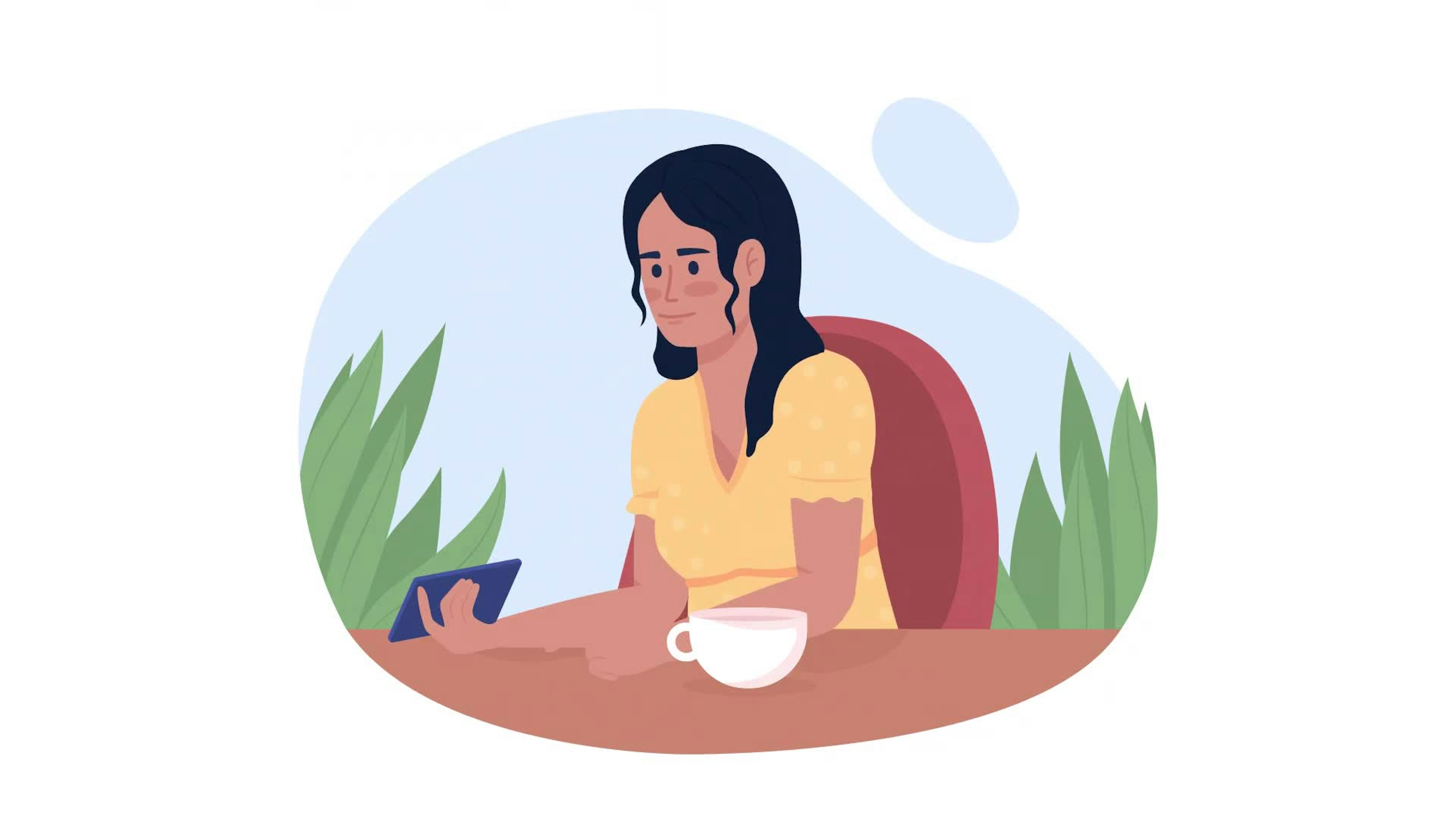 Girl Silencing Phone