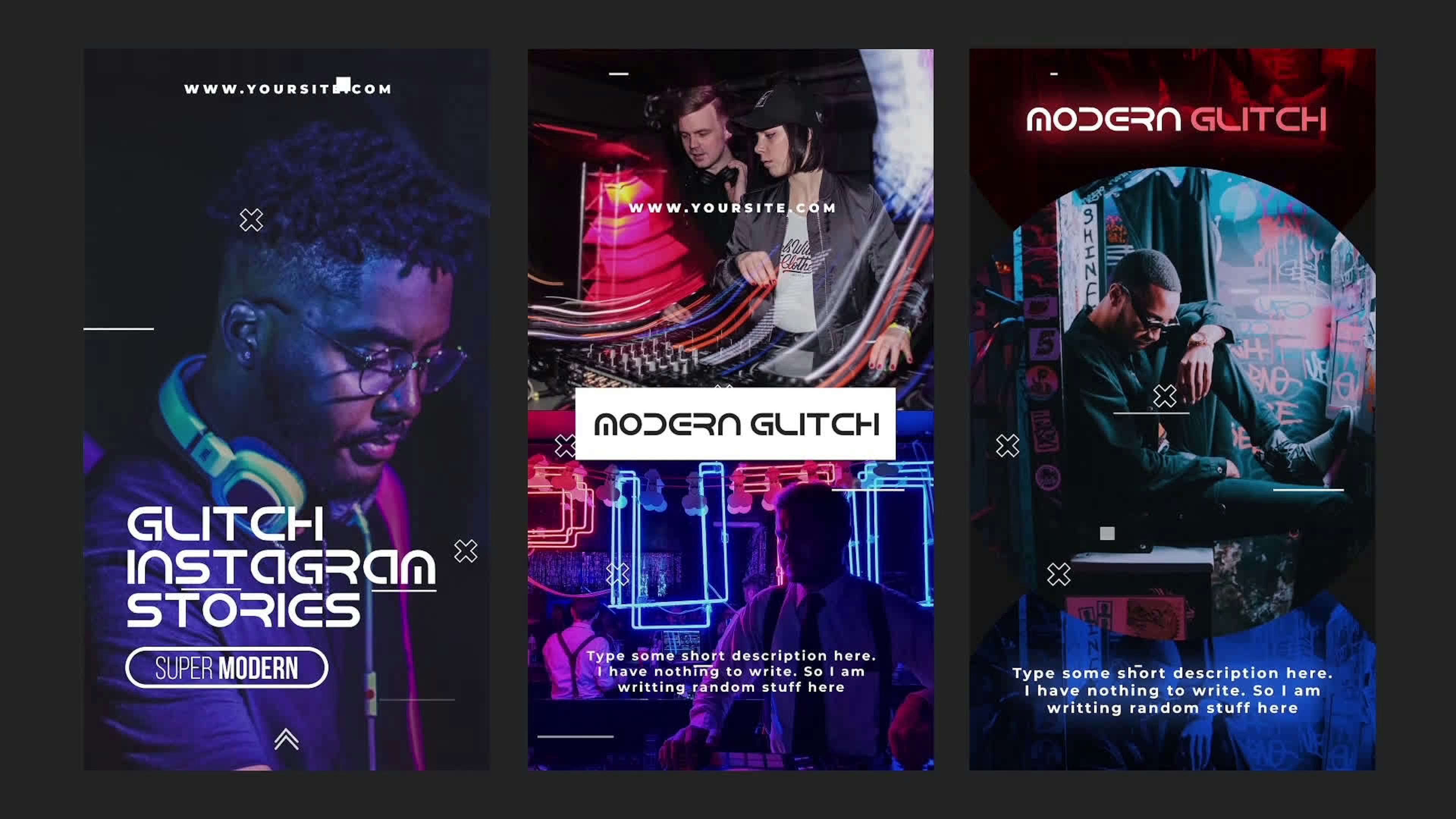 Glitch Instagram Stories