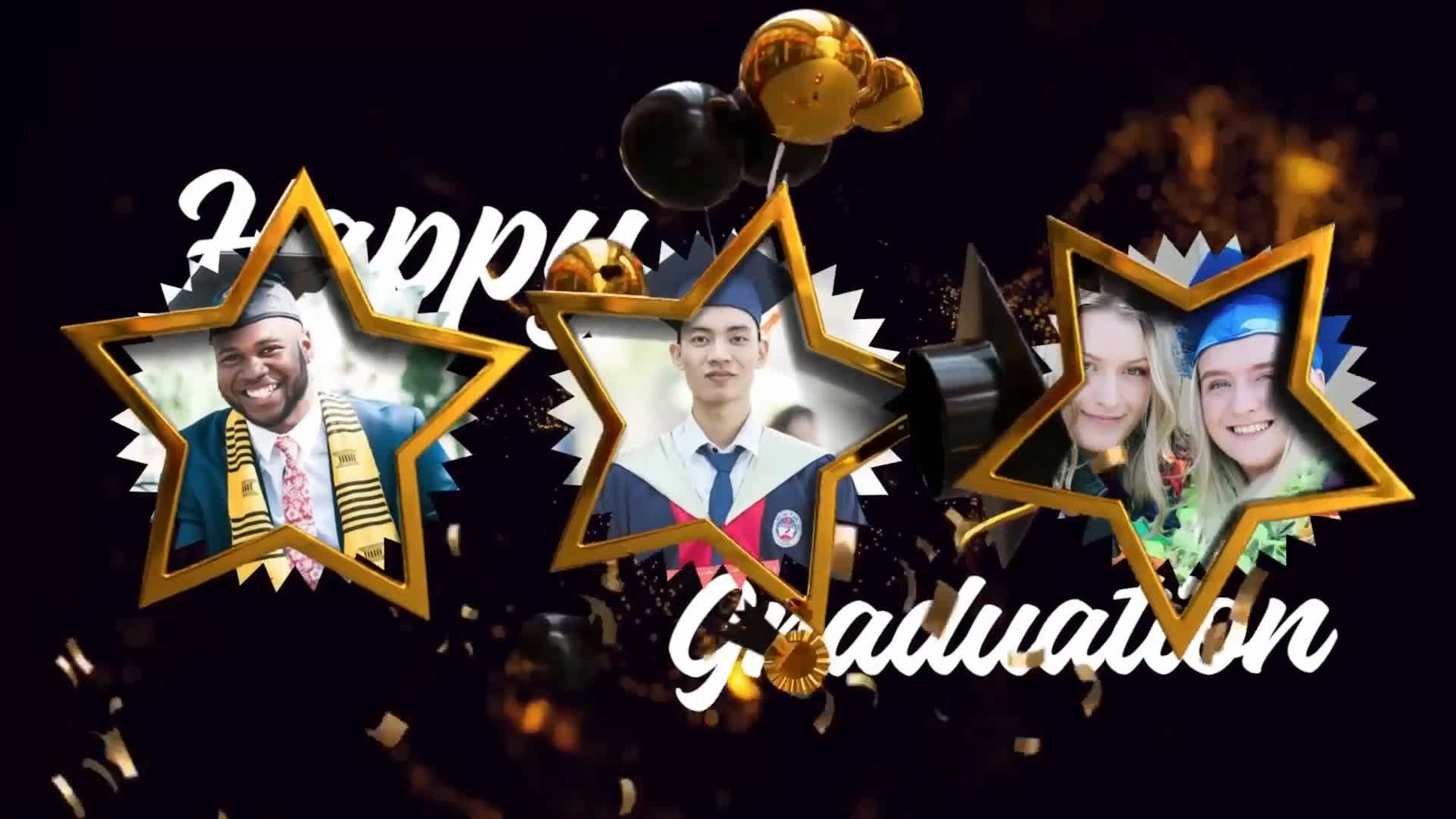 Gold Graduation Awards Intro
