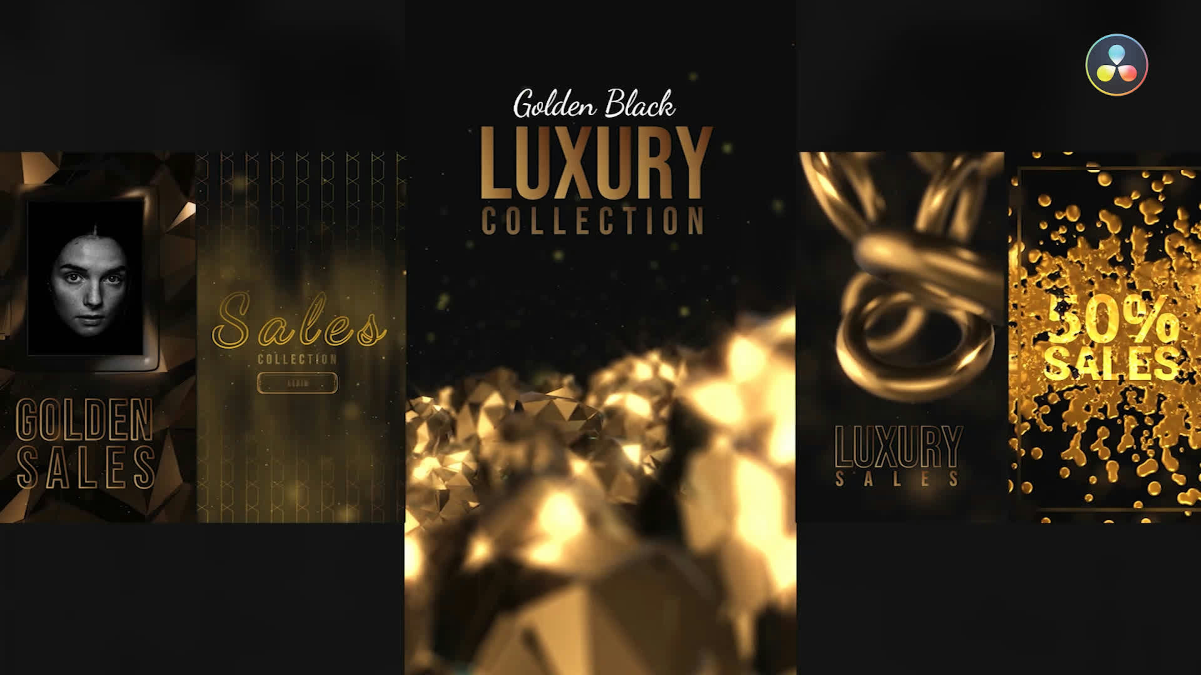 Golden Black Instagram Stories