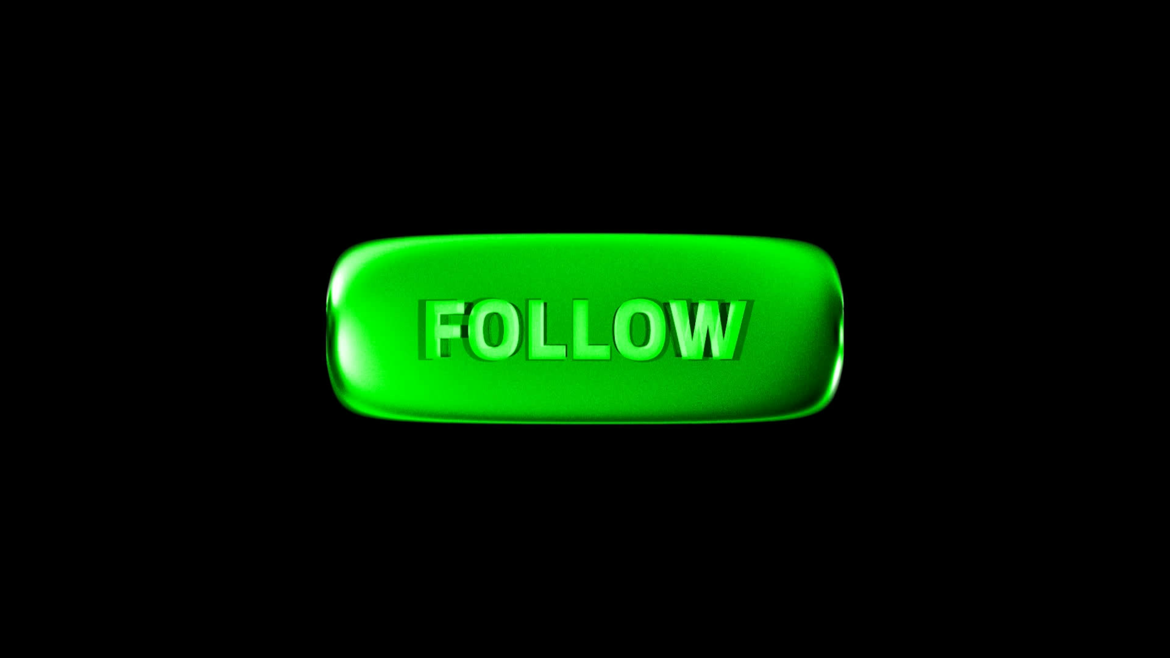 Green Crystal Follow Notification