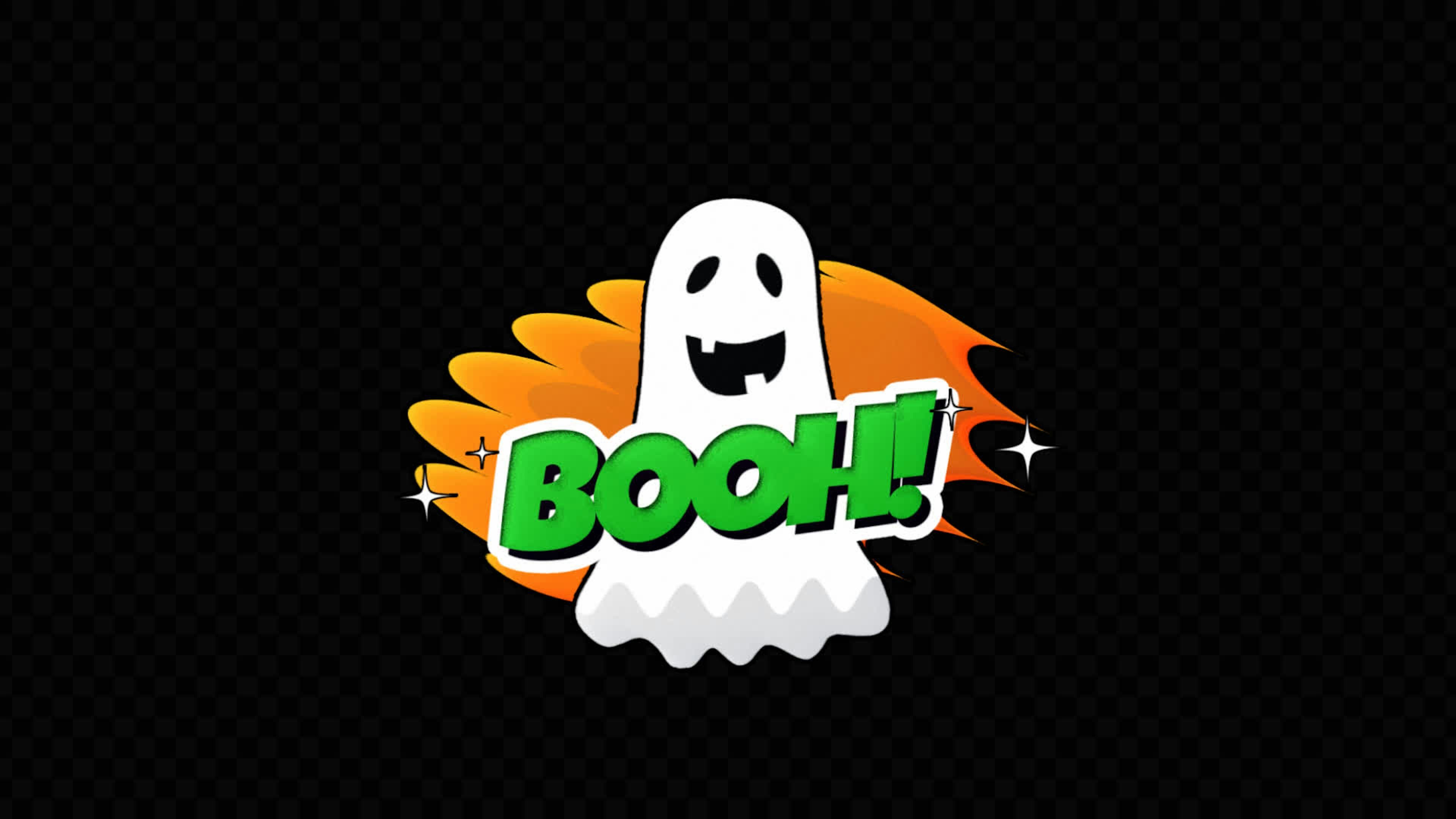 Halloween Ghost Sticker on Alpha Loop