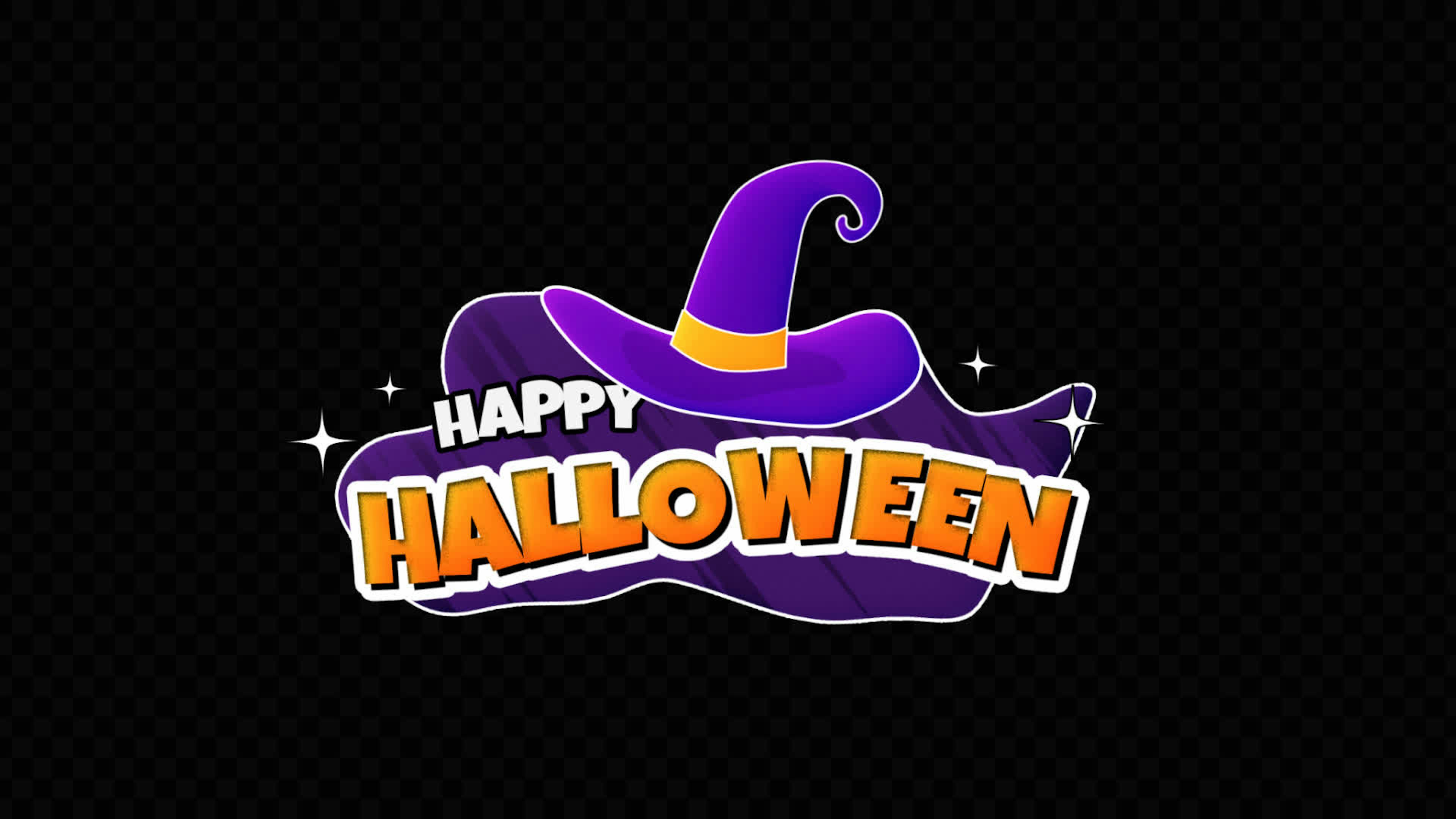 Halloween Witch Hat Title on Alpha Loop