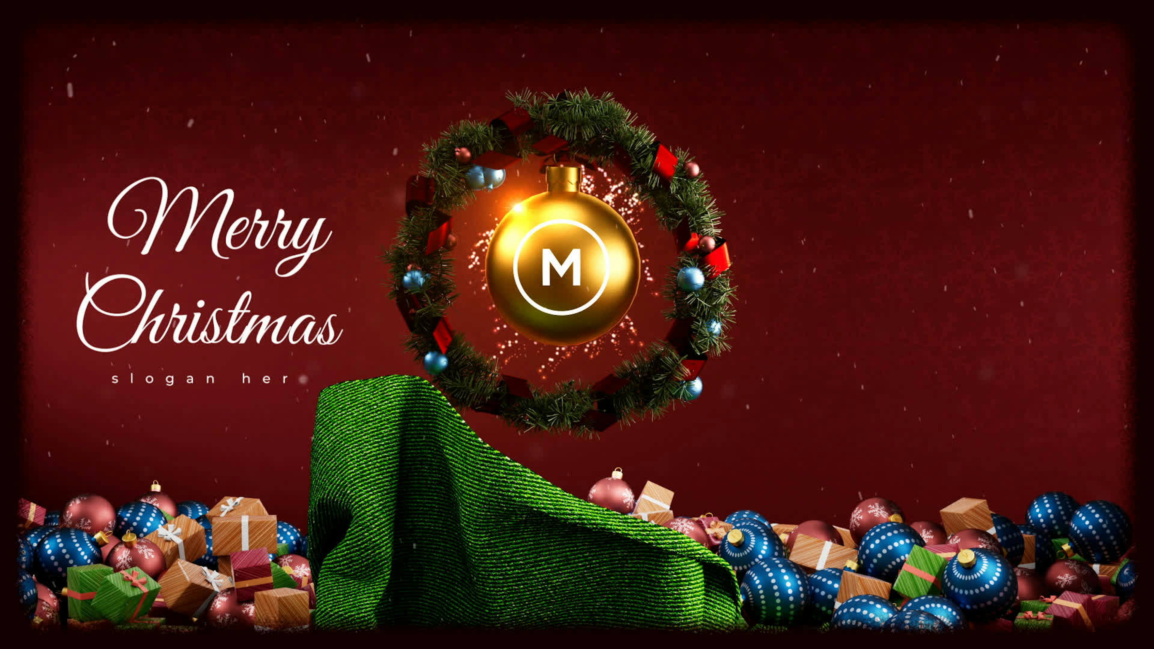 Holiday Festive Logo