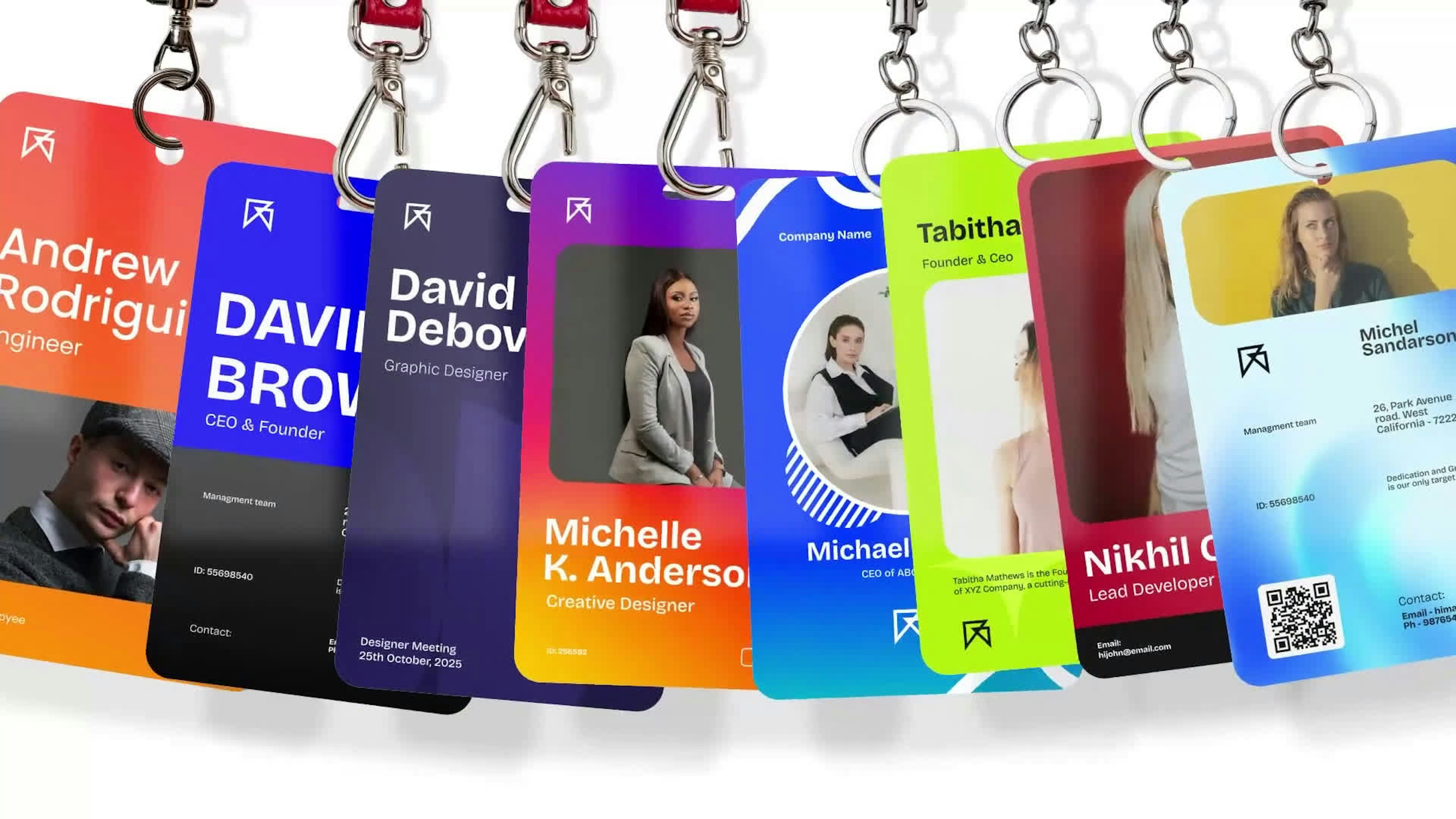 Identity Card Mockup