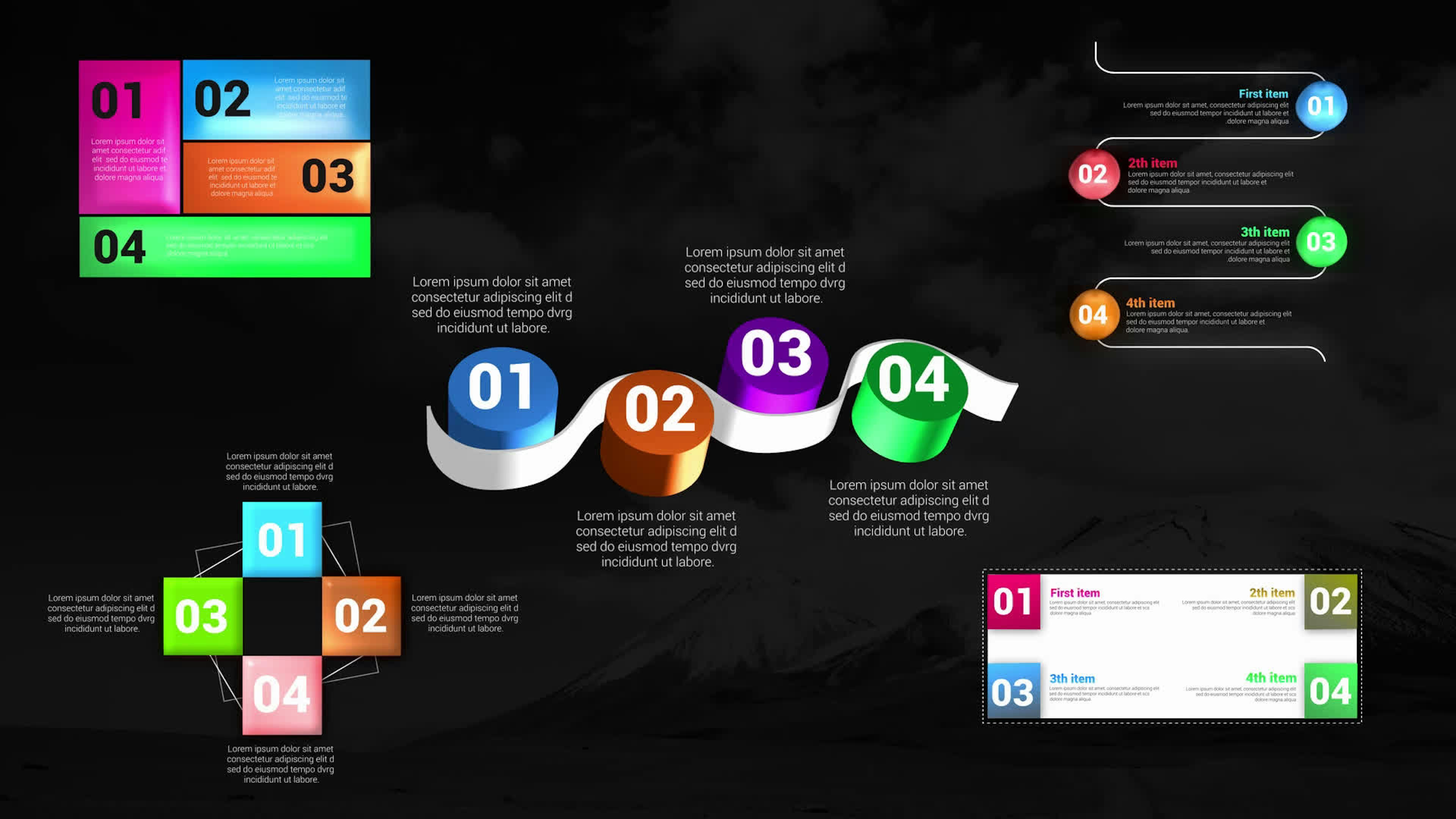 Infographic List Elements