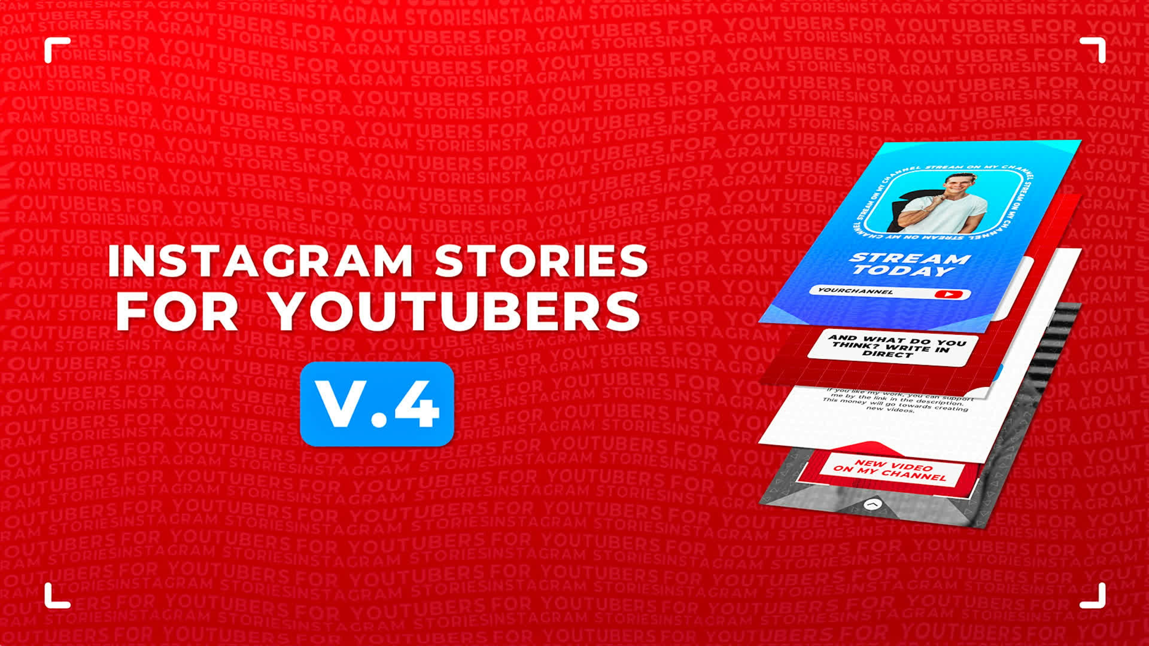 Instagram Stories For YouTube - Pack 2