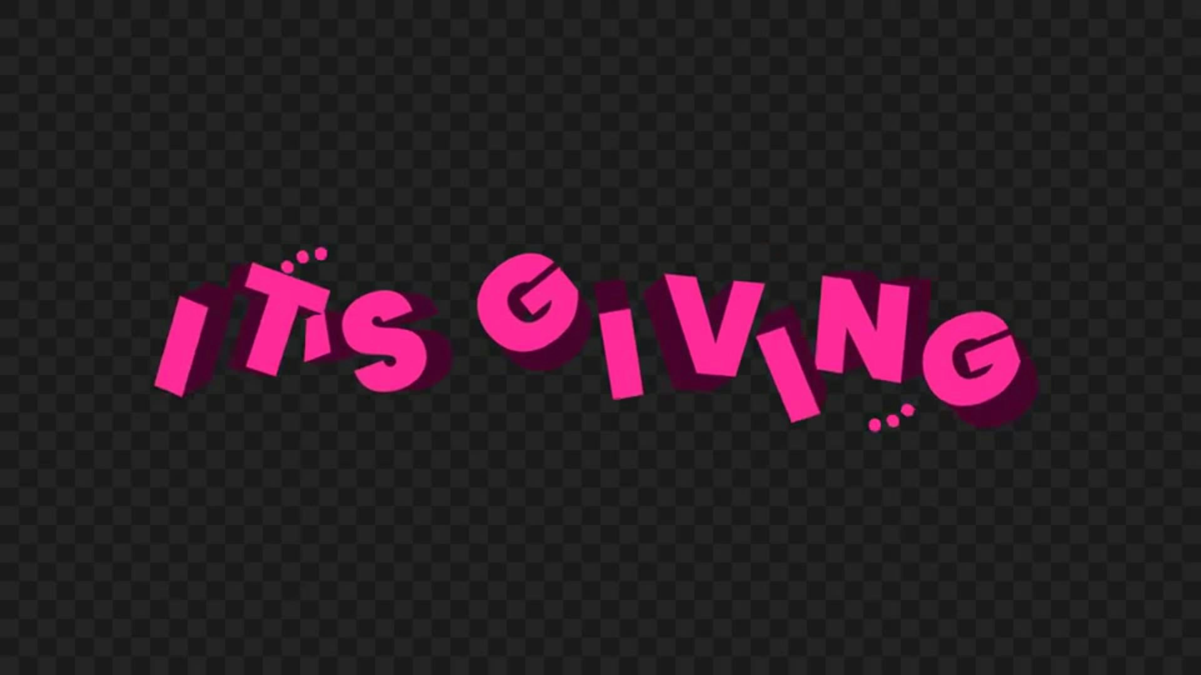 It's Giving Reaction