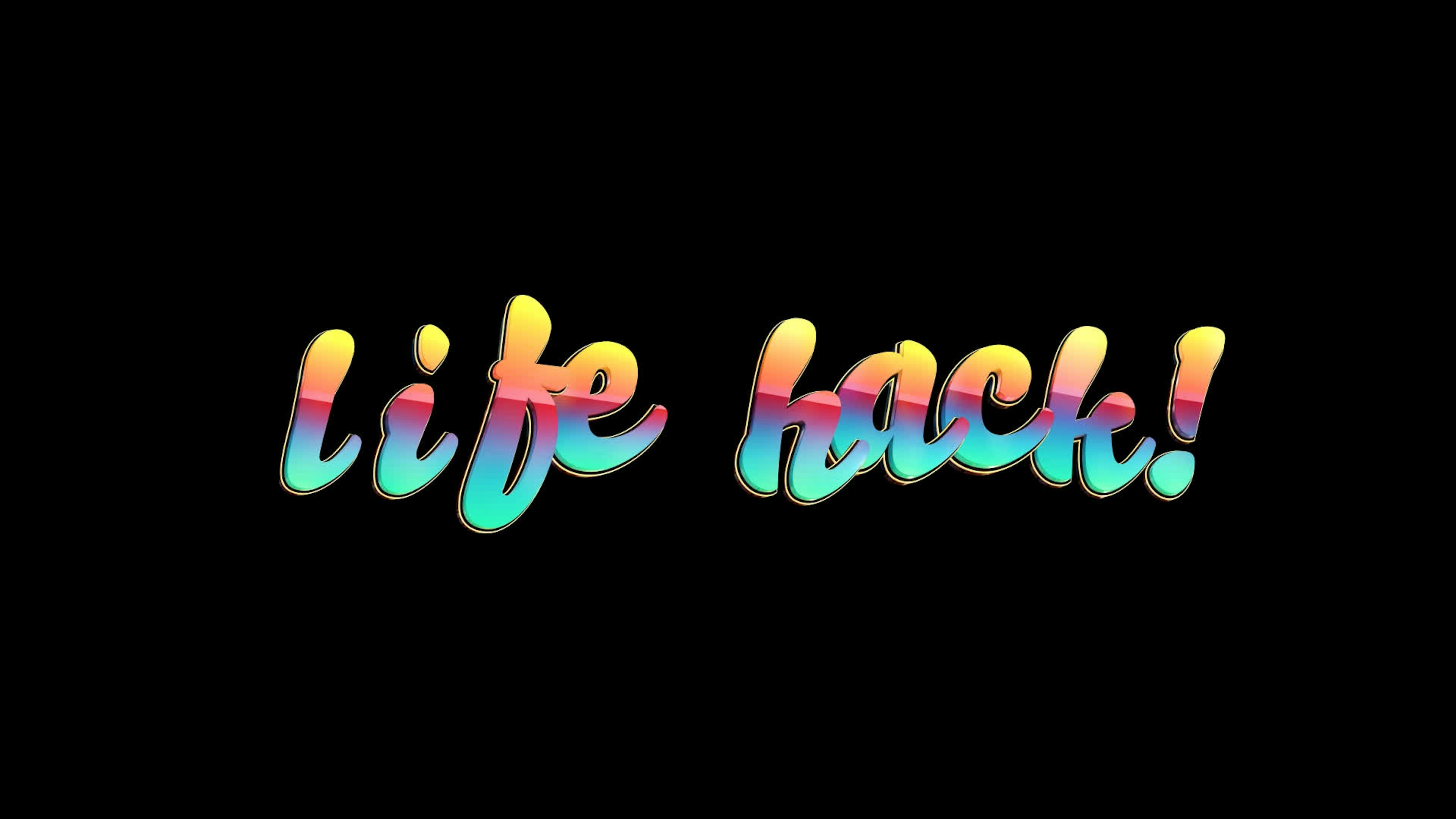 Life Hack - Colorful Text