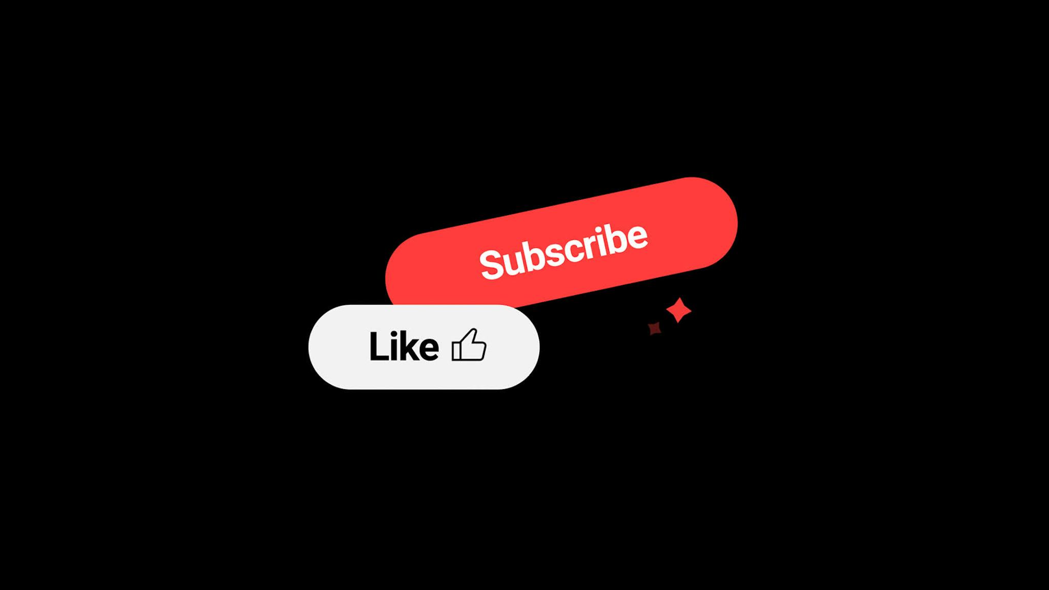 Like and Subscribe Animation • Free After Effects Template • Uppbeat