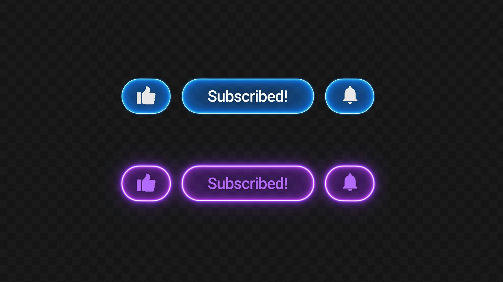Subscribe Button Option Classic Red Subscribe Button • Free Motion Graphics Template • Uppbeat