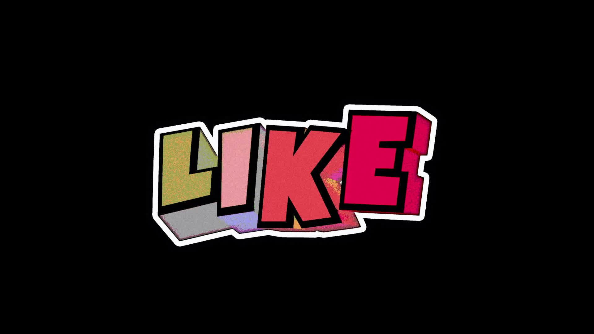 Like Gradient Title on Alpha • Motion Graphics Template • Uppbeat