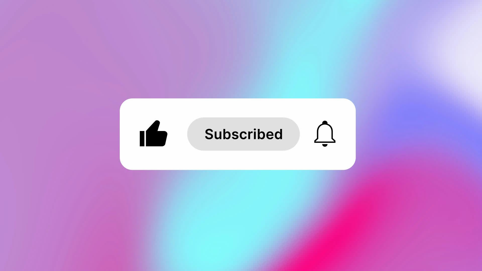 Graphics Liked Like And Subscribe Modern • Free Motion Graphics Template • Uppbeat