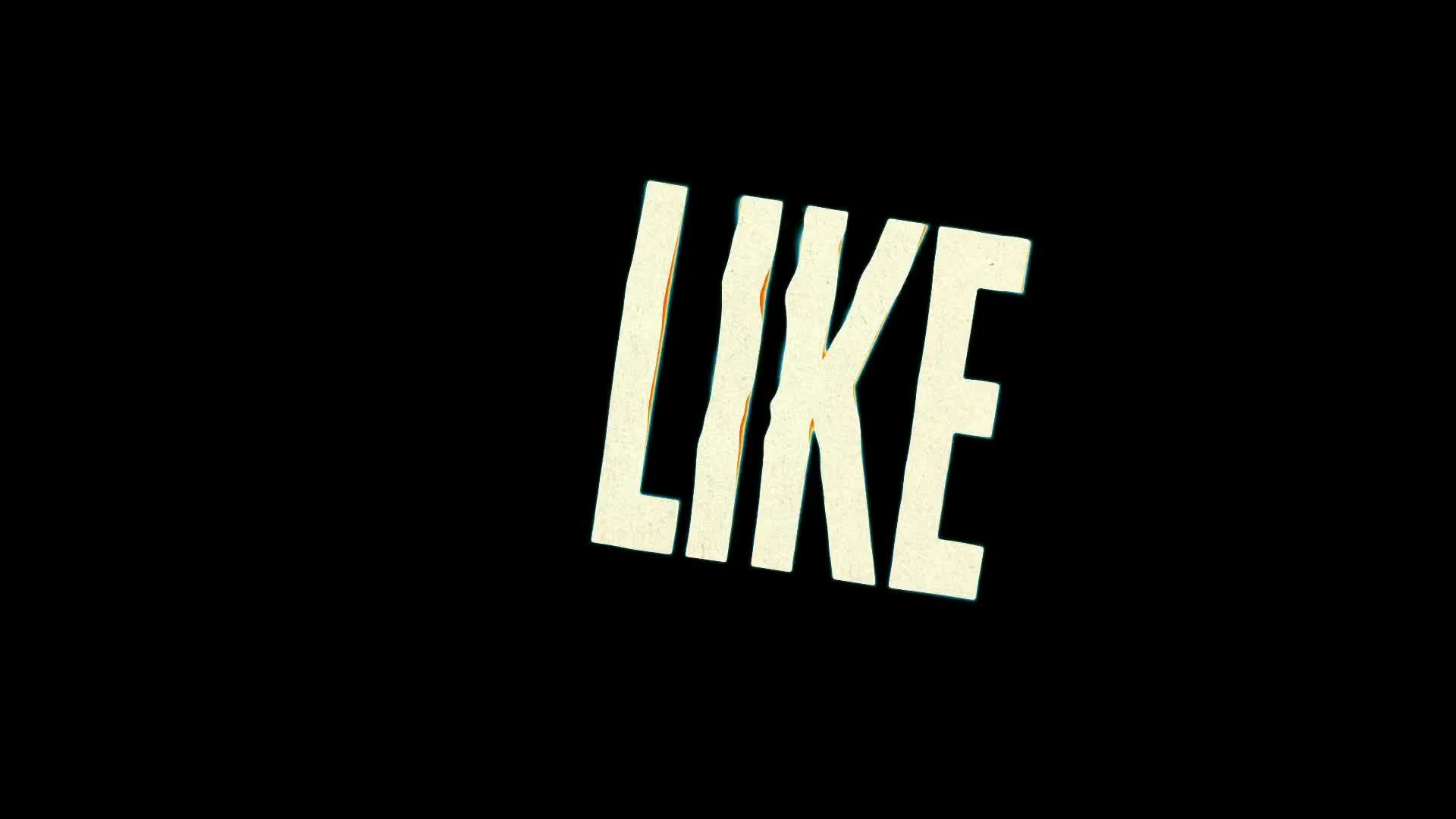 Like Stretched Title on Alpha • Motion Graphics Template • Uppbeat