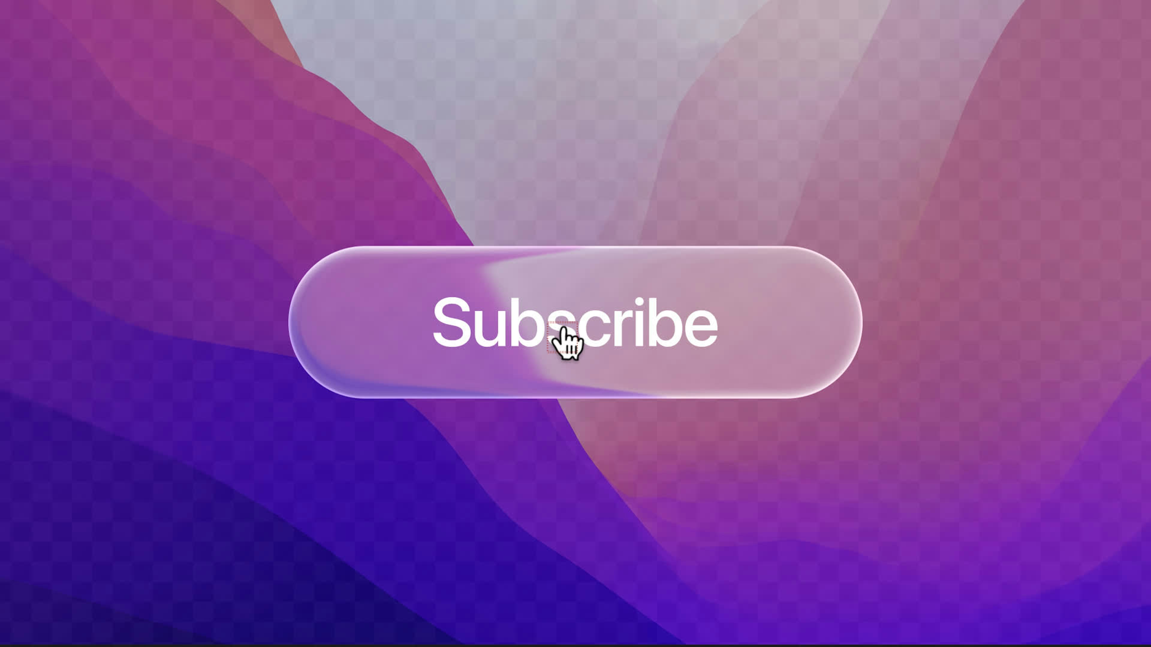 Liquid Glass Subscribe Button