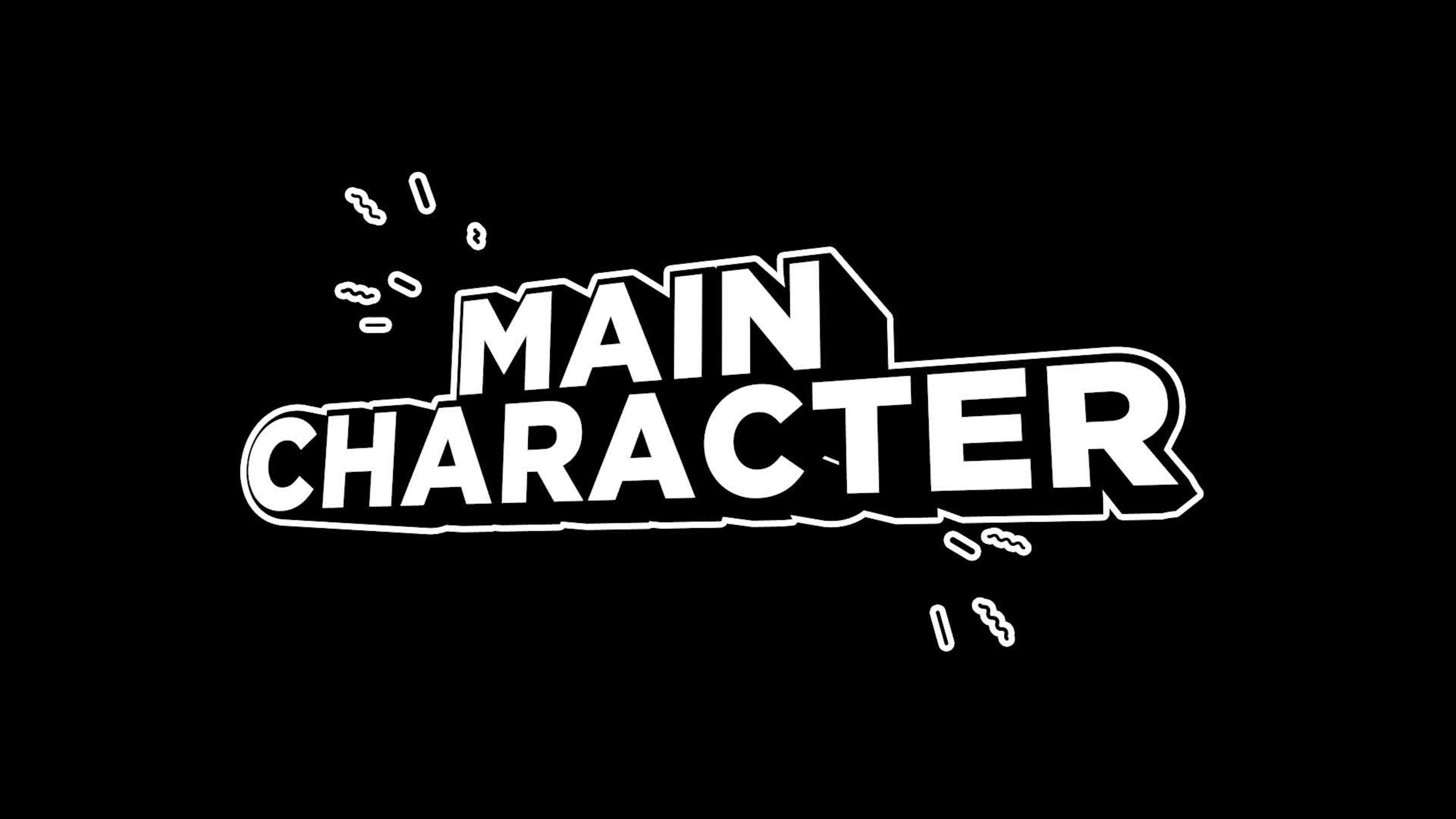 Main Character - Cartoon Text