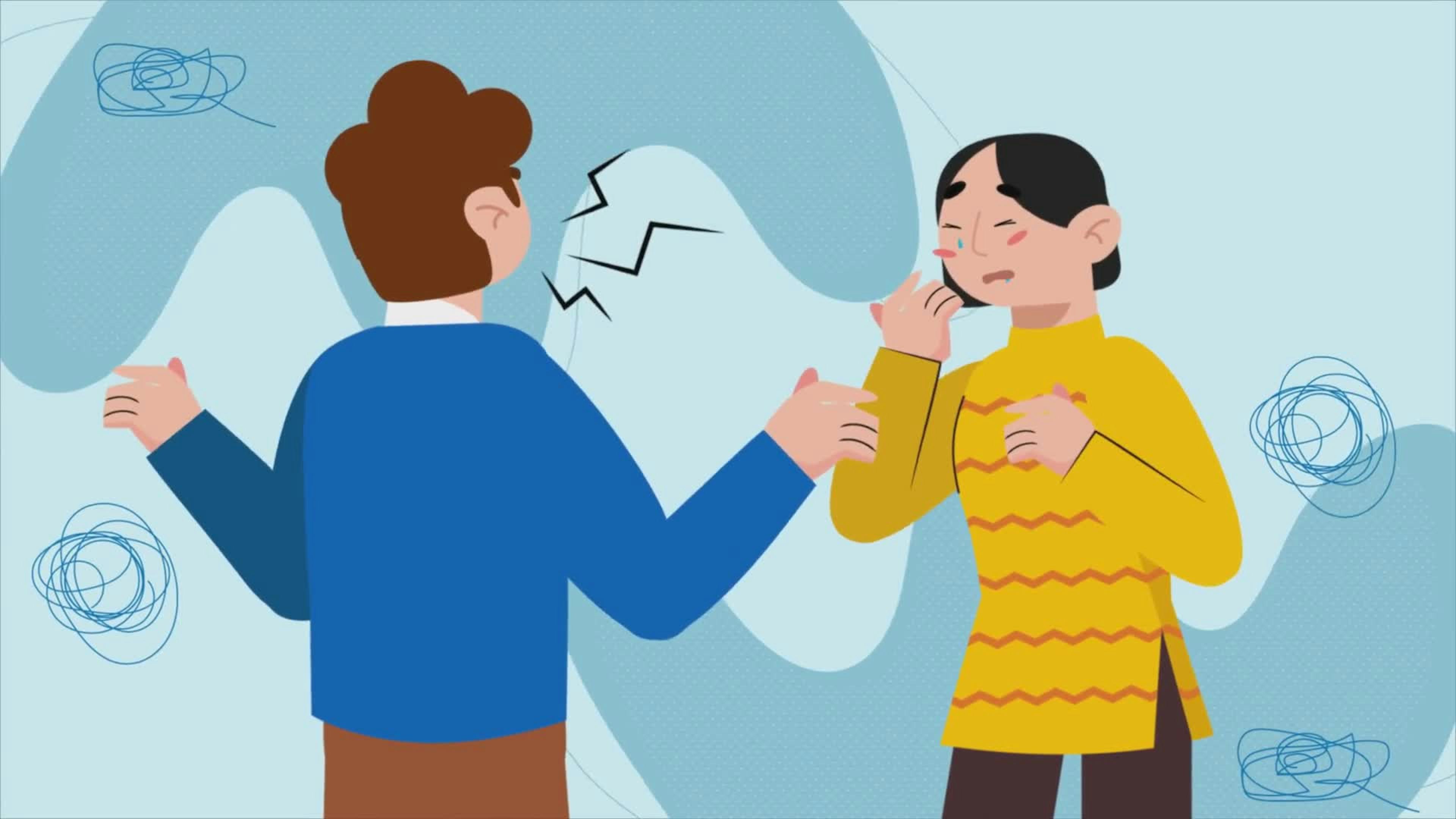 Man And Woman Arguing