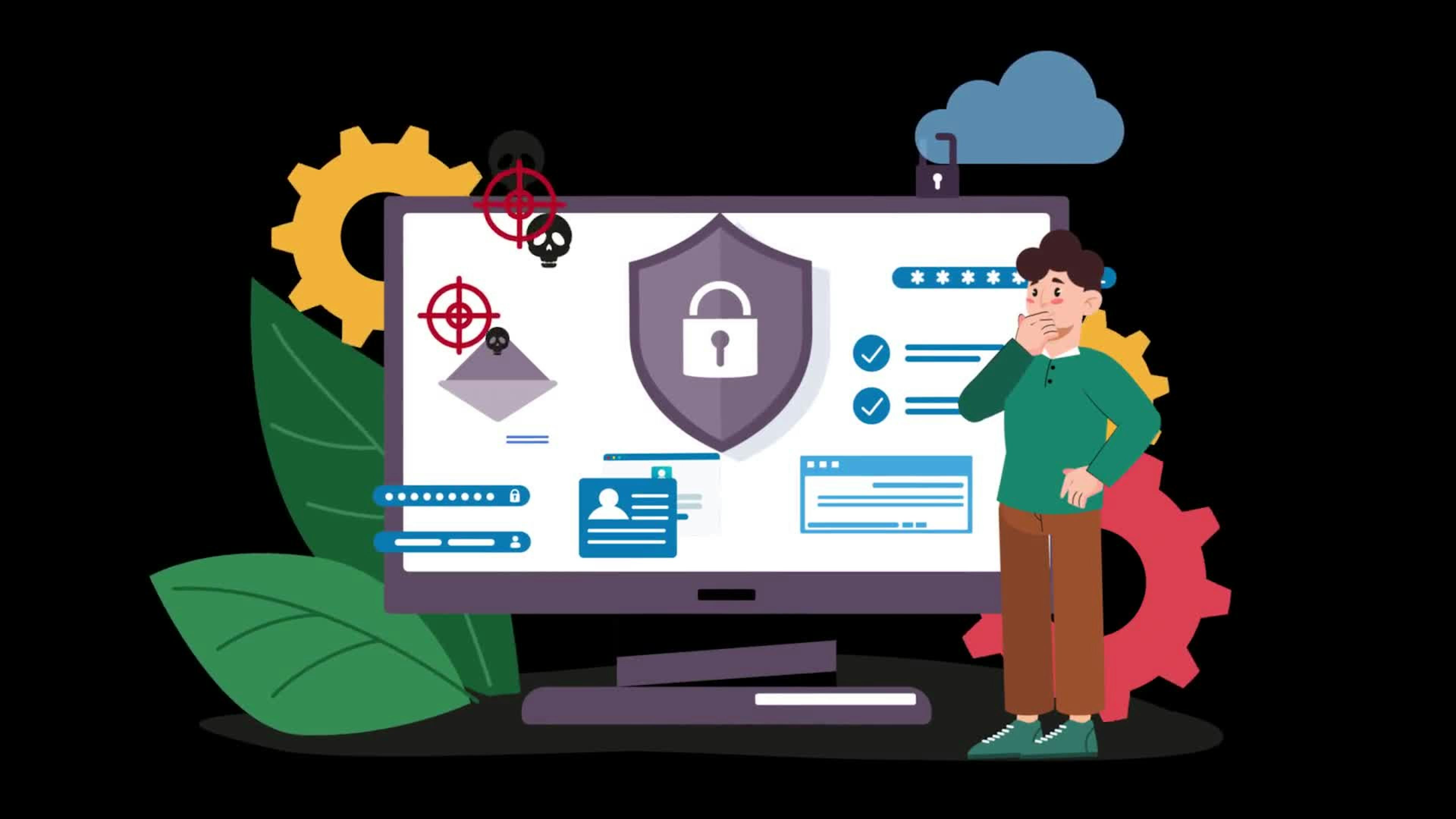 Man Thinking About Ways To Create Security On Alpha