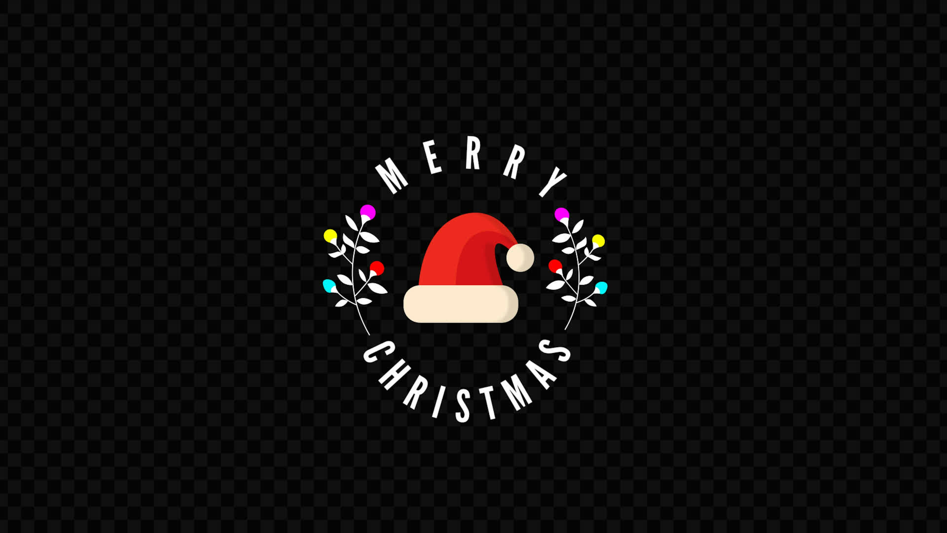 Merry Christmas Hat Title on Alpha