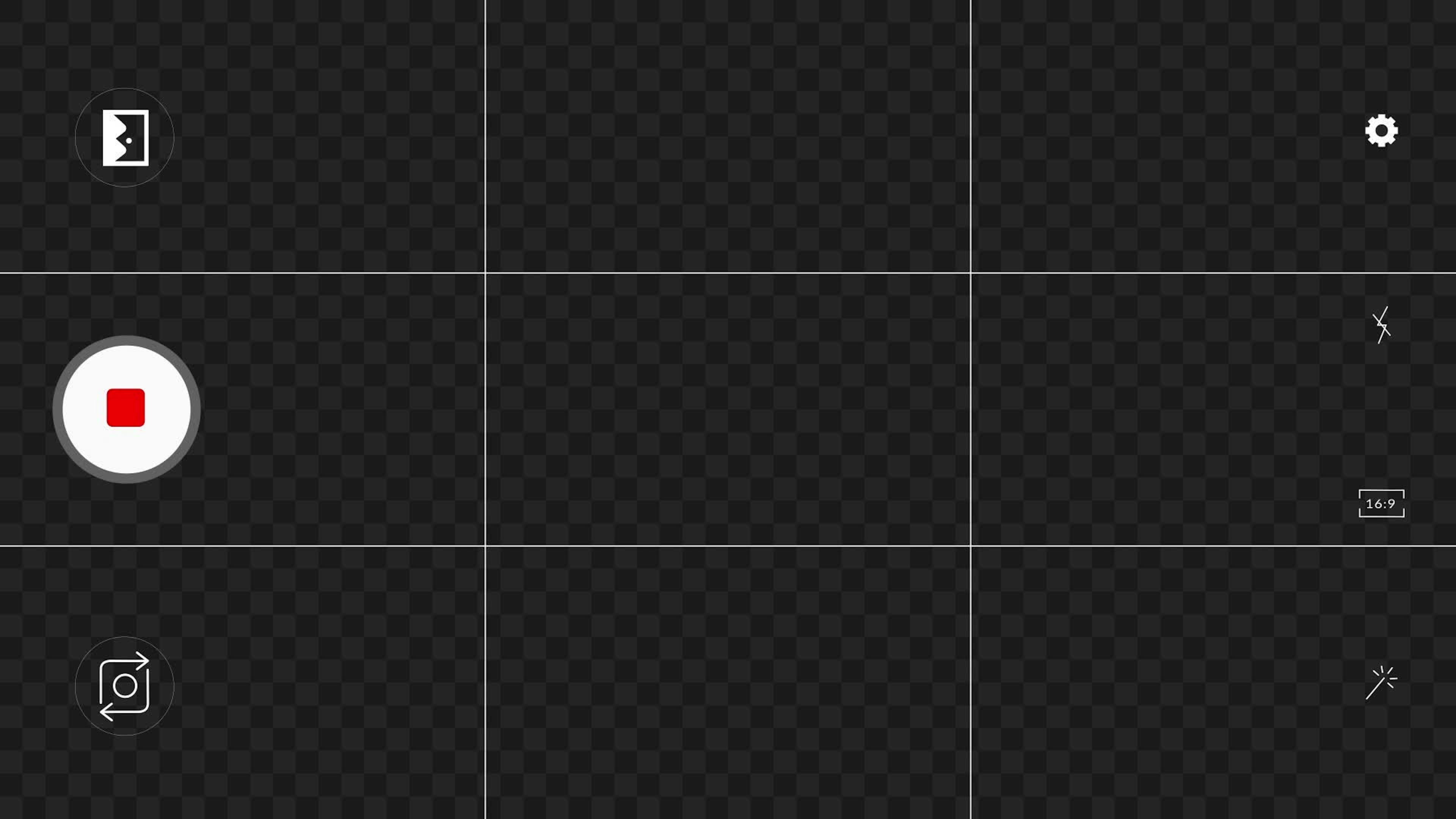 Phone Camera Recording Overlay - Dark