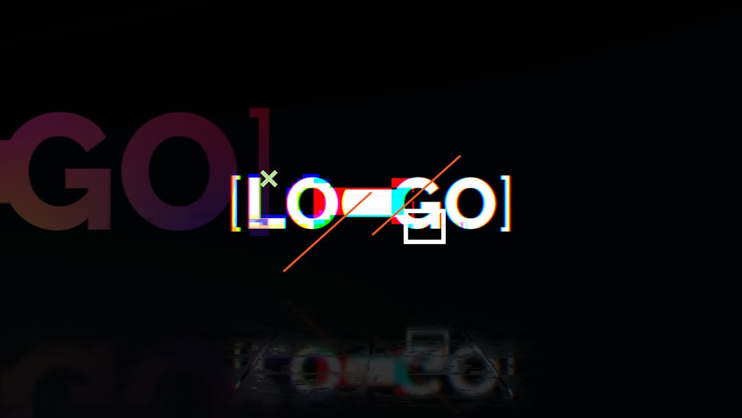 Glitch Distortion Logo • After Effects Template • Uppbeat
