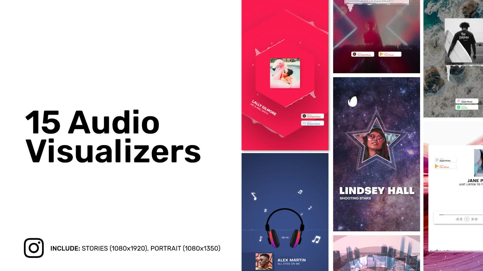 Audio Visualizers Pack • After Effects Template • Uppbeat