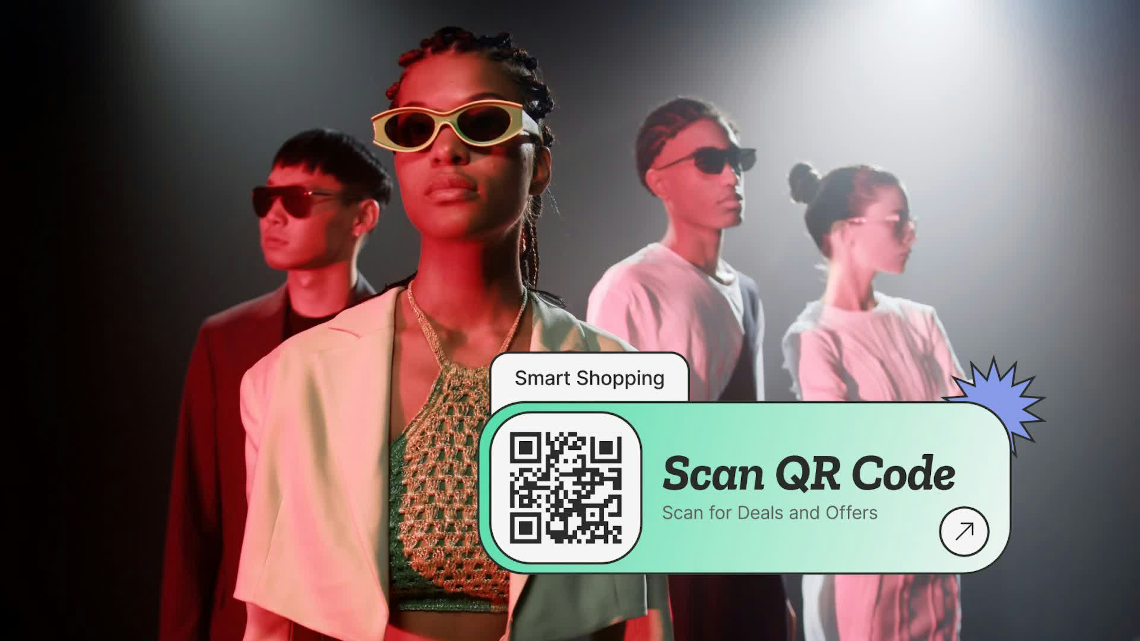 Modern QR Code Titles