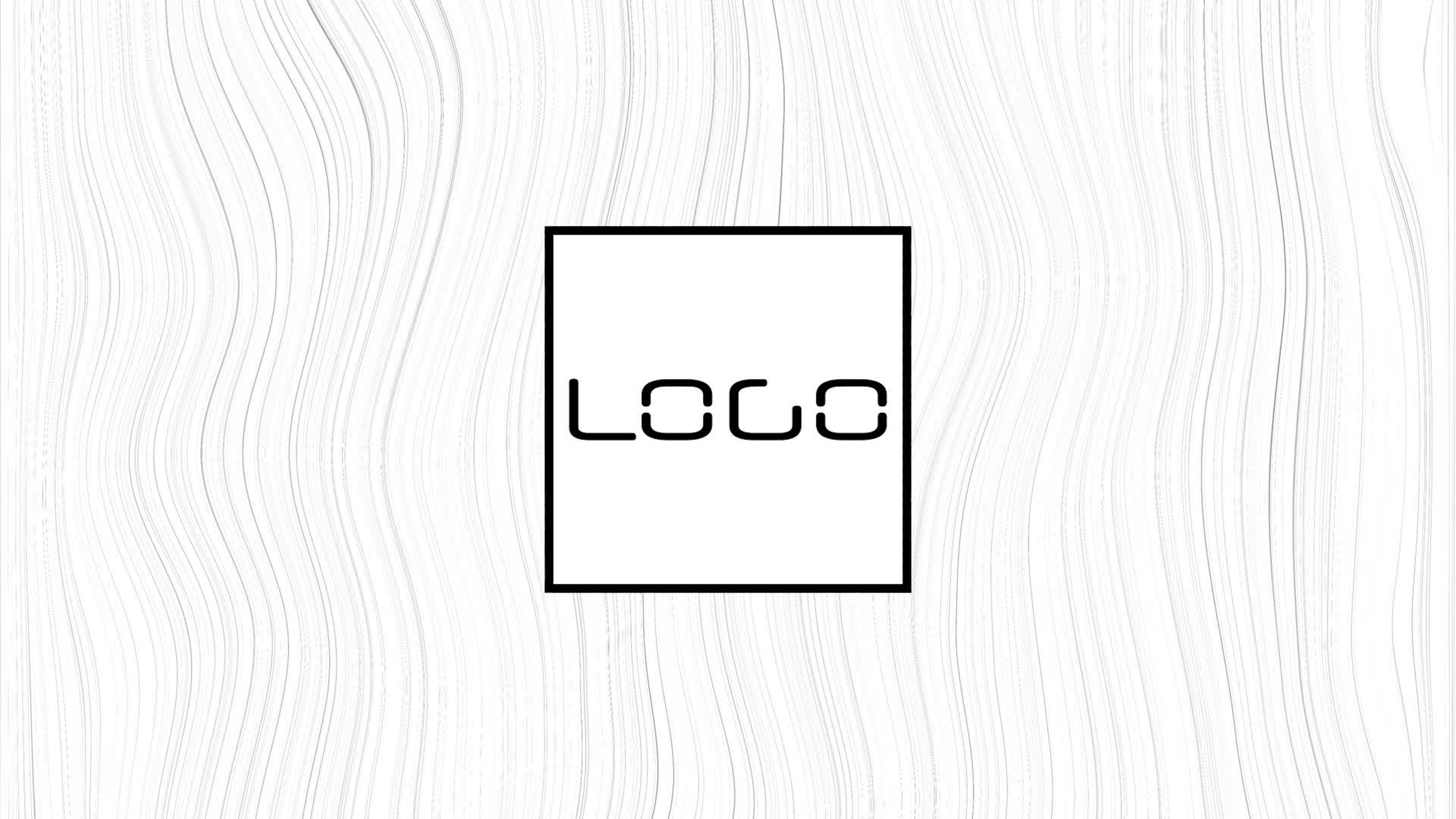 Modern Wave Lines Logo