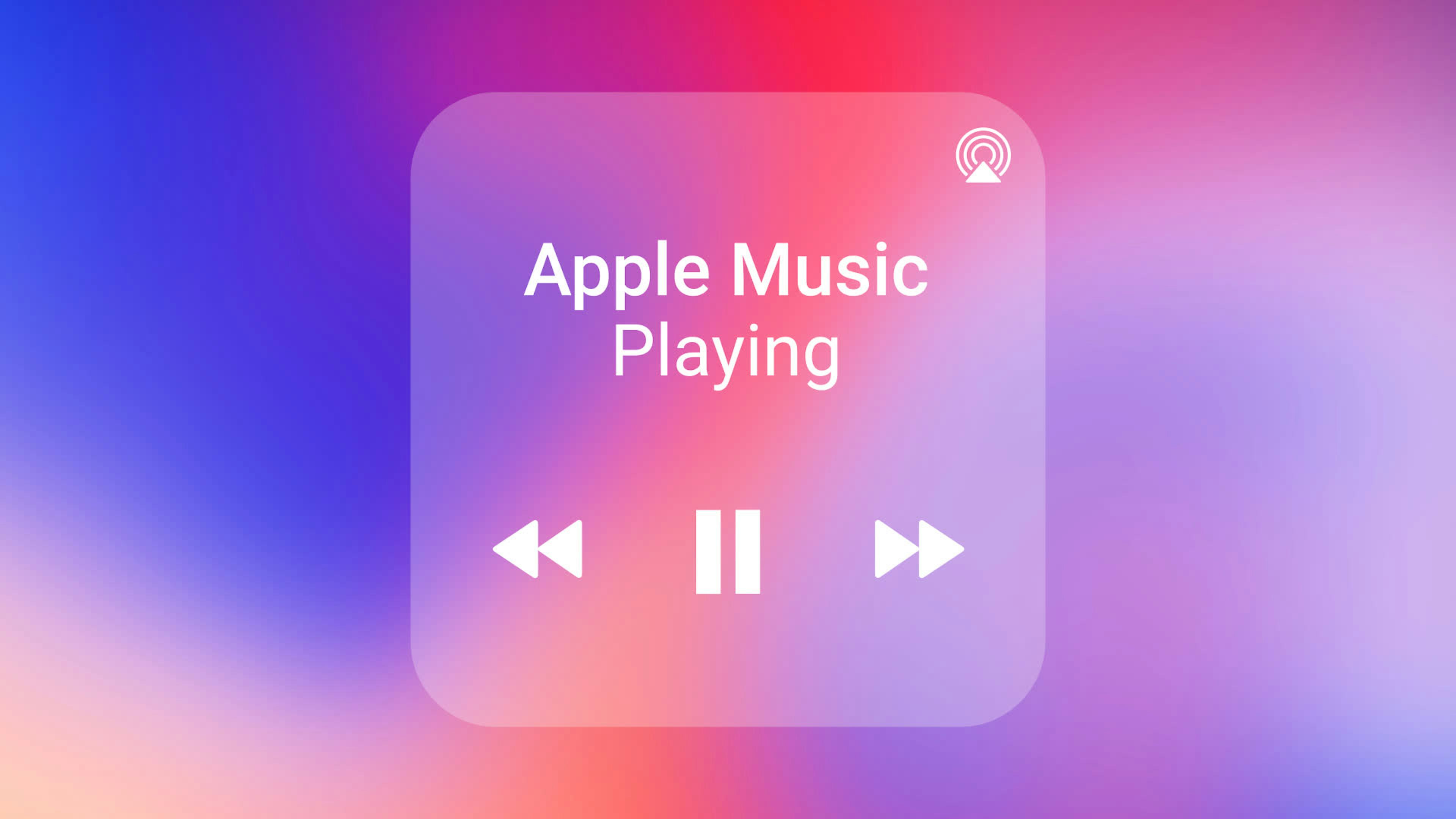 Music Player Control Center Widget