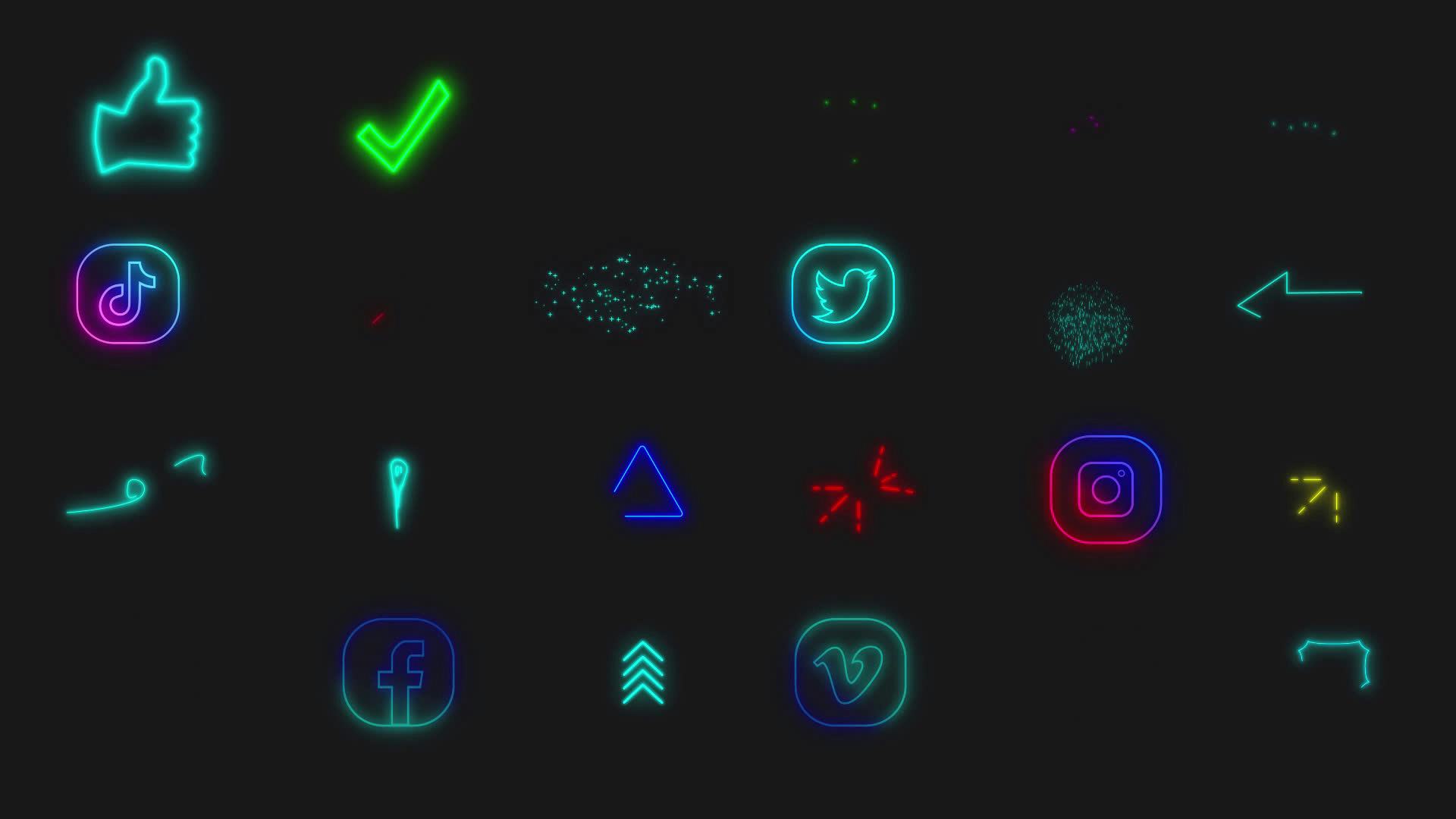 Neon Generator Toolkit • Premiere Pro Template • Uppbeat