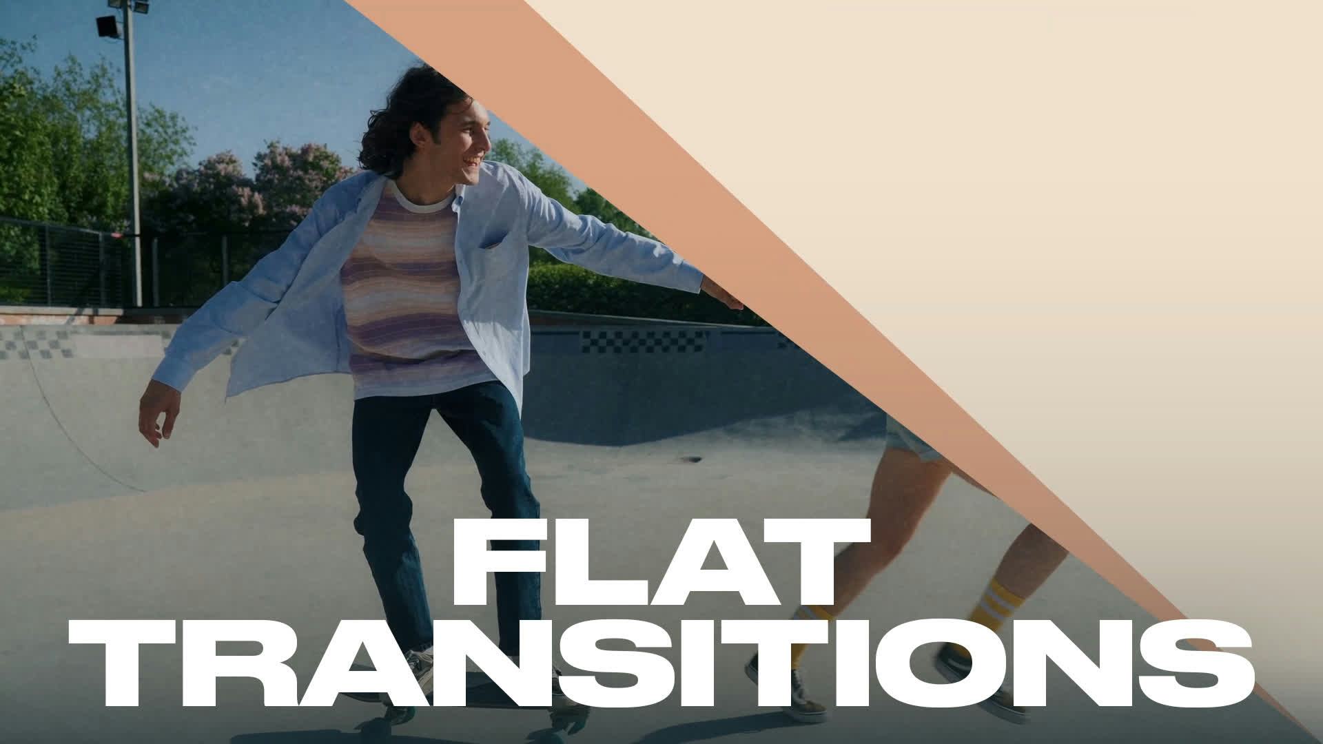 Pack Of Flat Transitions - Bold • Motion Graphics Template • Uppbeat