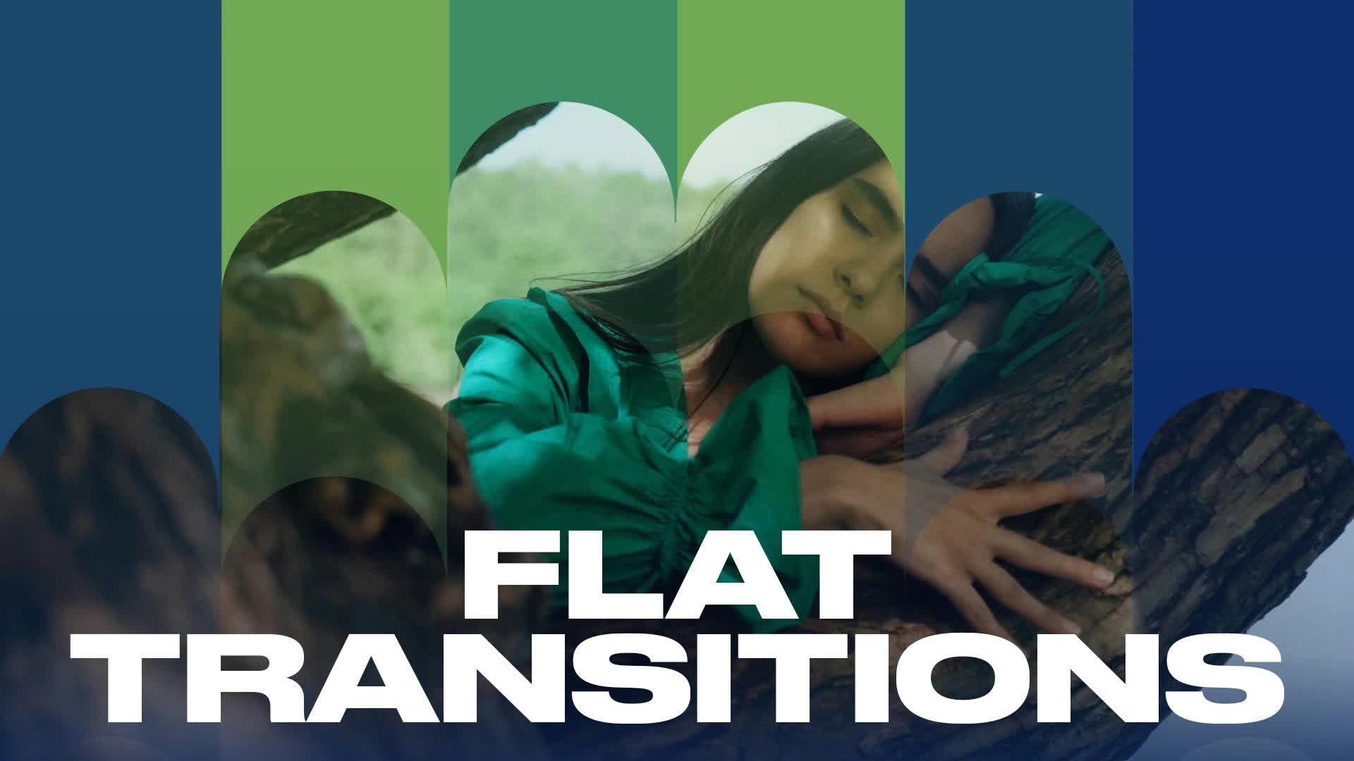 Pack Of Flat Transitions - Minimal • Motion Graphics Template • Uppbeat