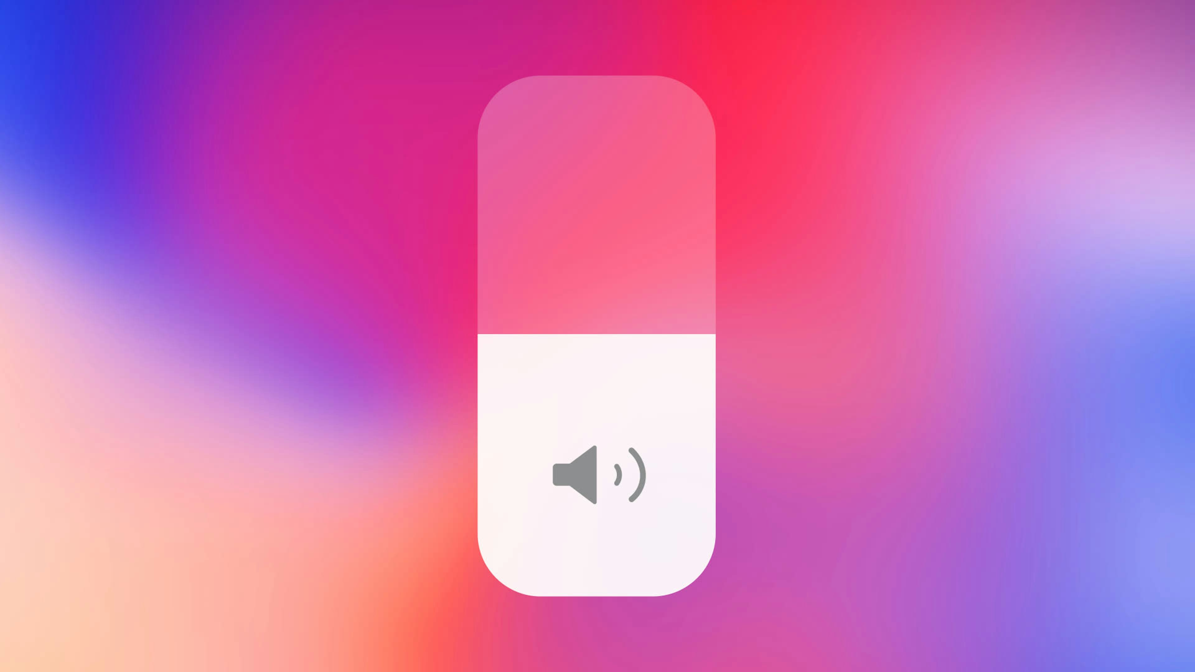 Phone Volume Control Center Widget