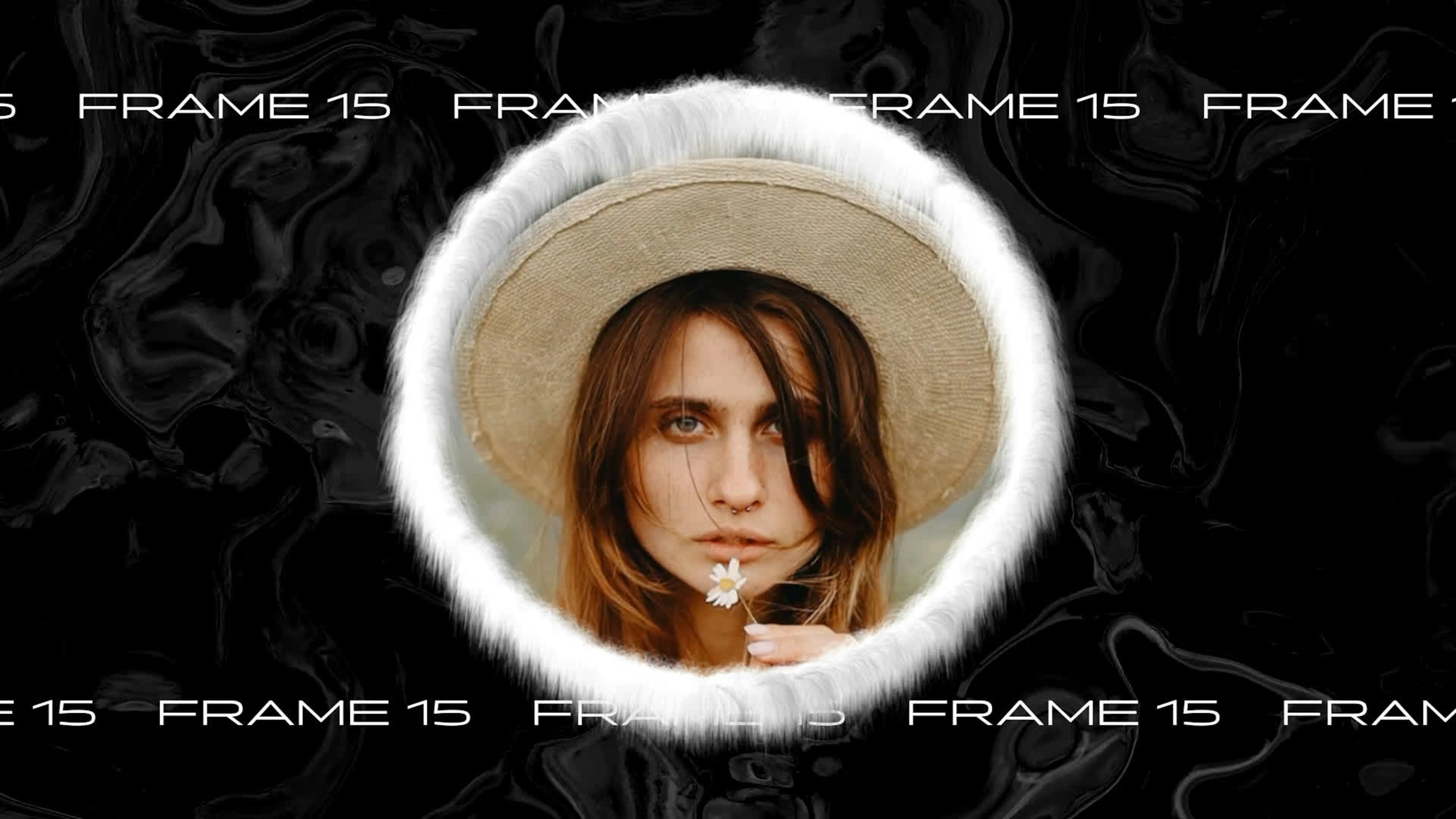 Plush Frame - Circle