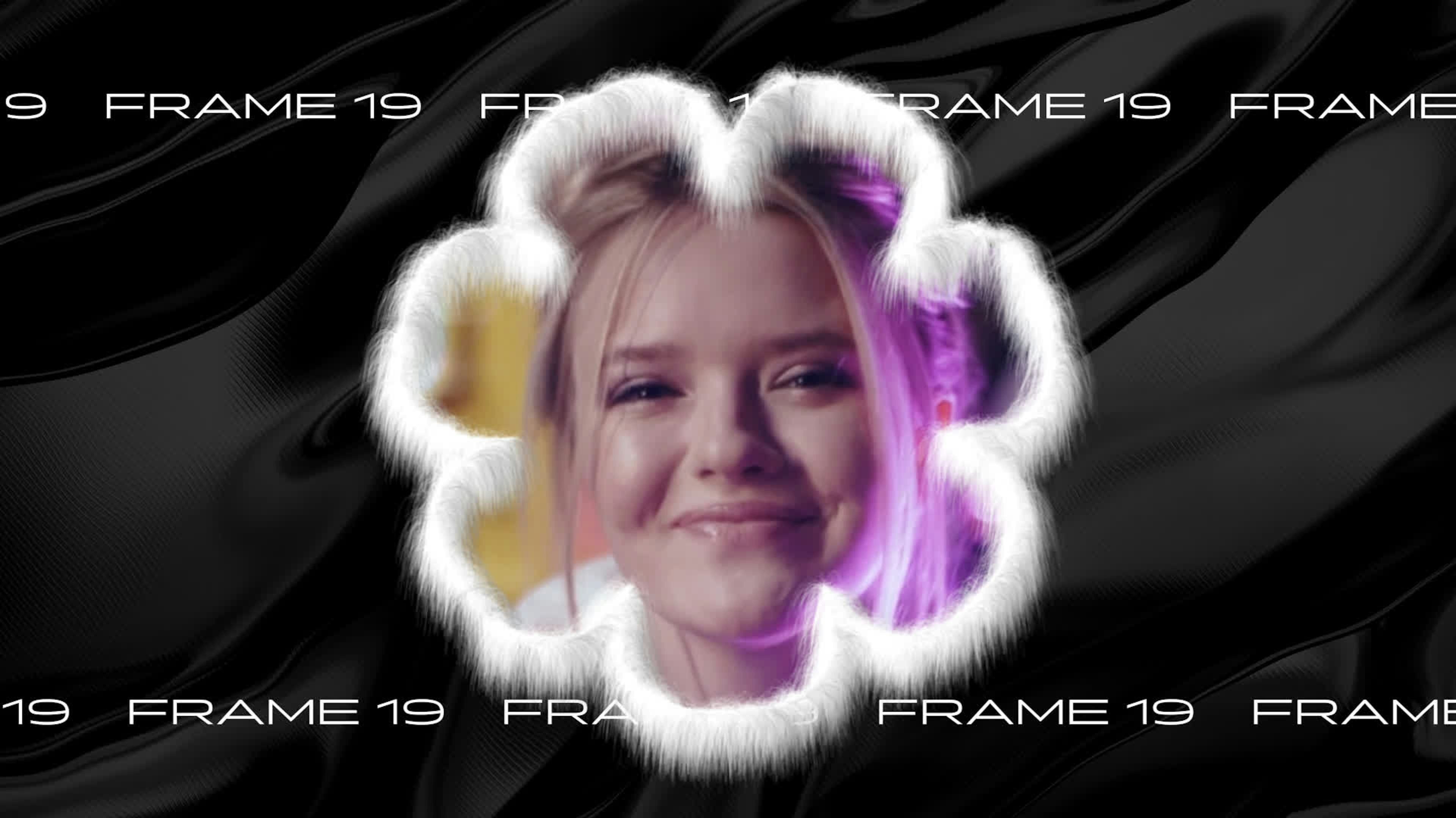 Plush Frame - Flower