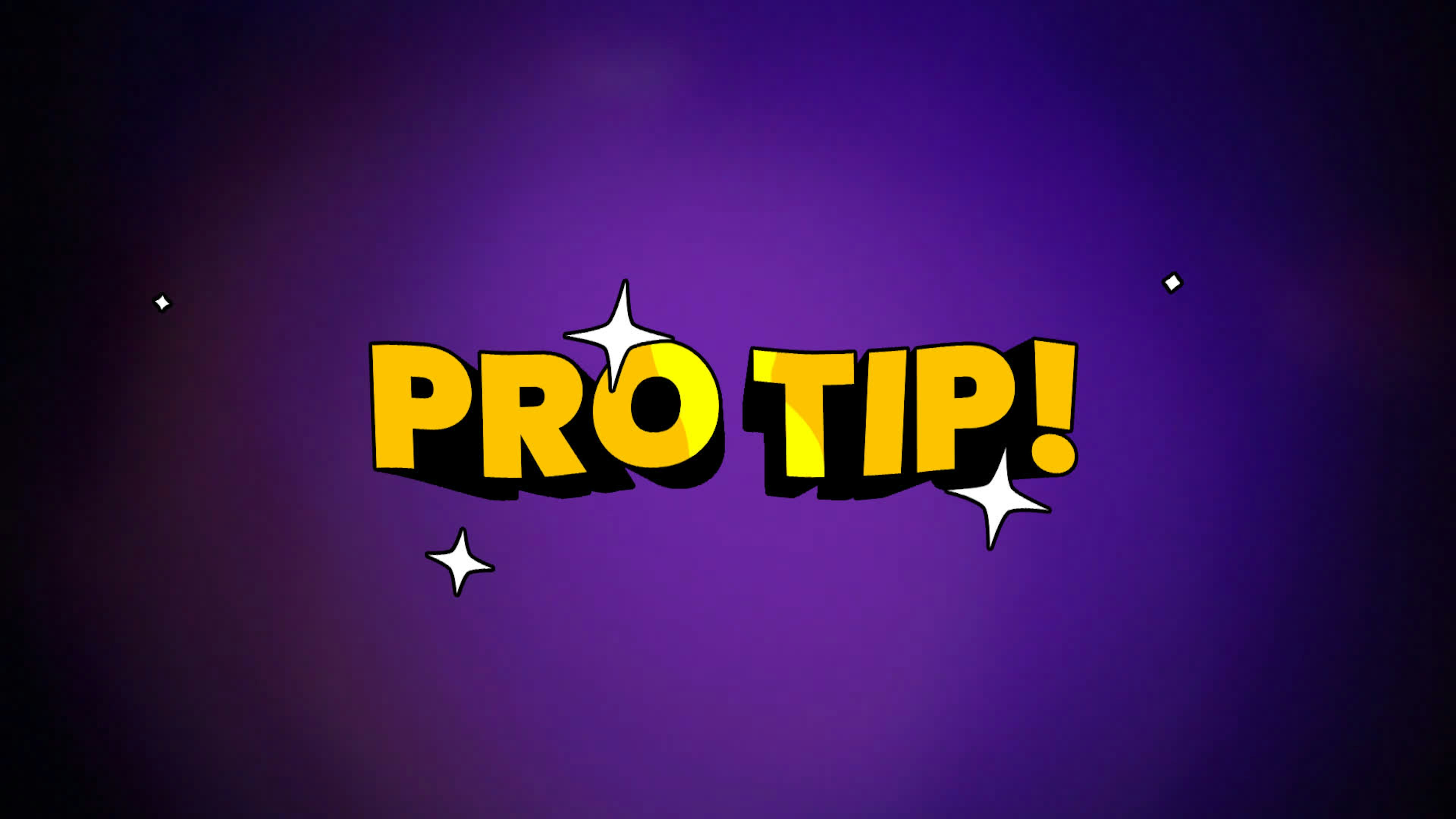 Pro Tip - 3D Cartoon Text