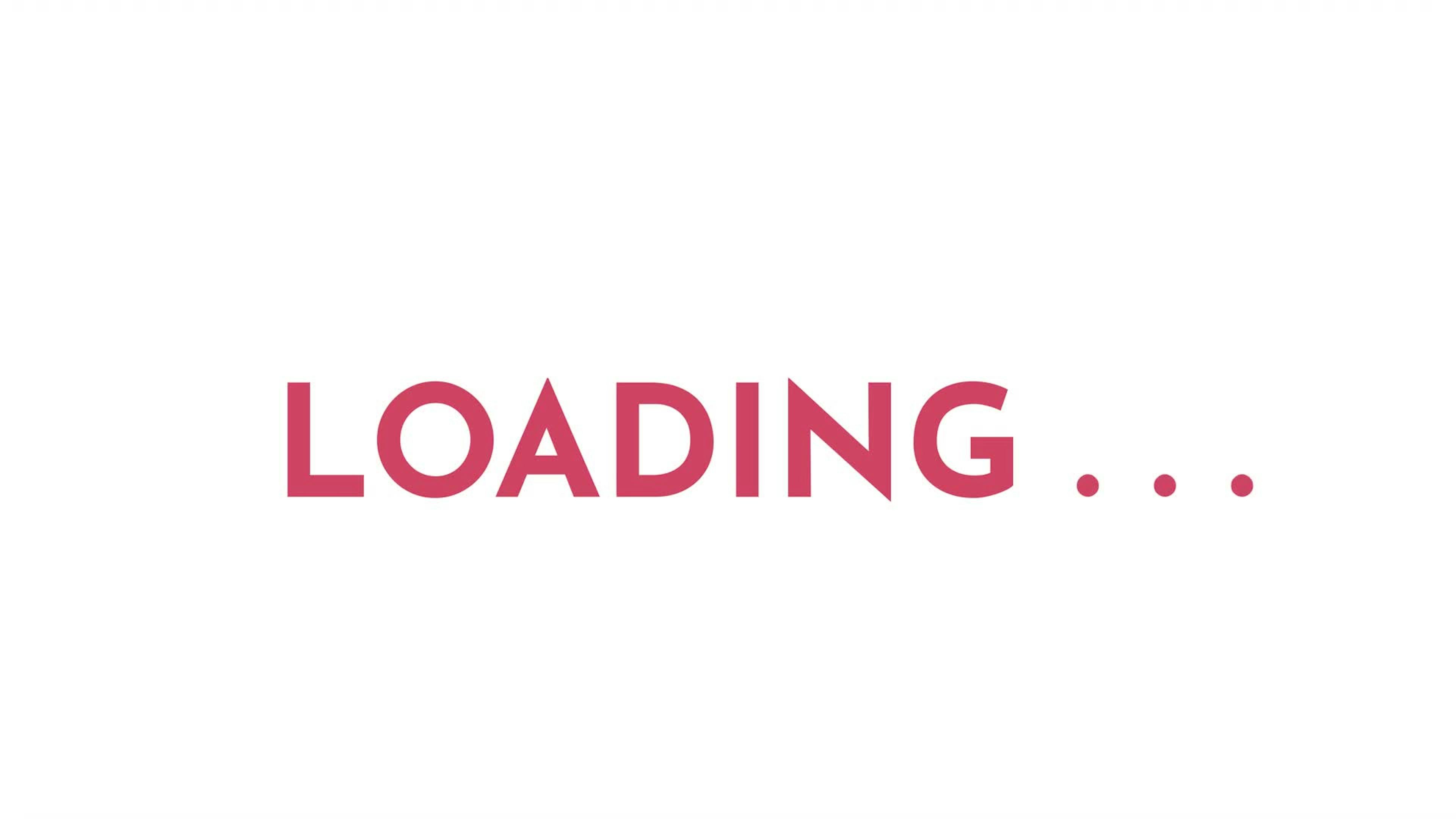 Sharp-edged red loading animation