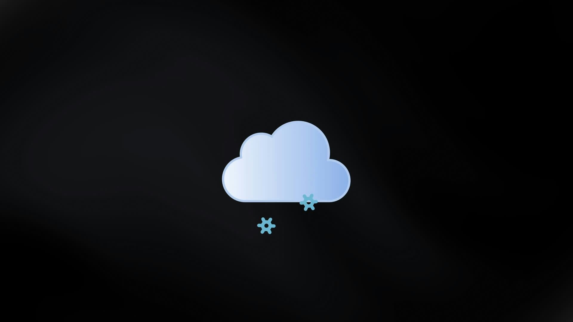 Snow Flake Particles Weather Animation • Free Motion Graphics Template ...