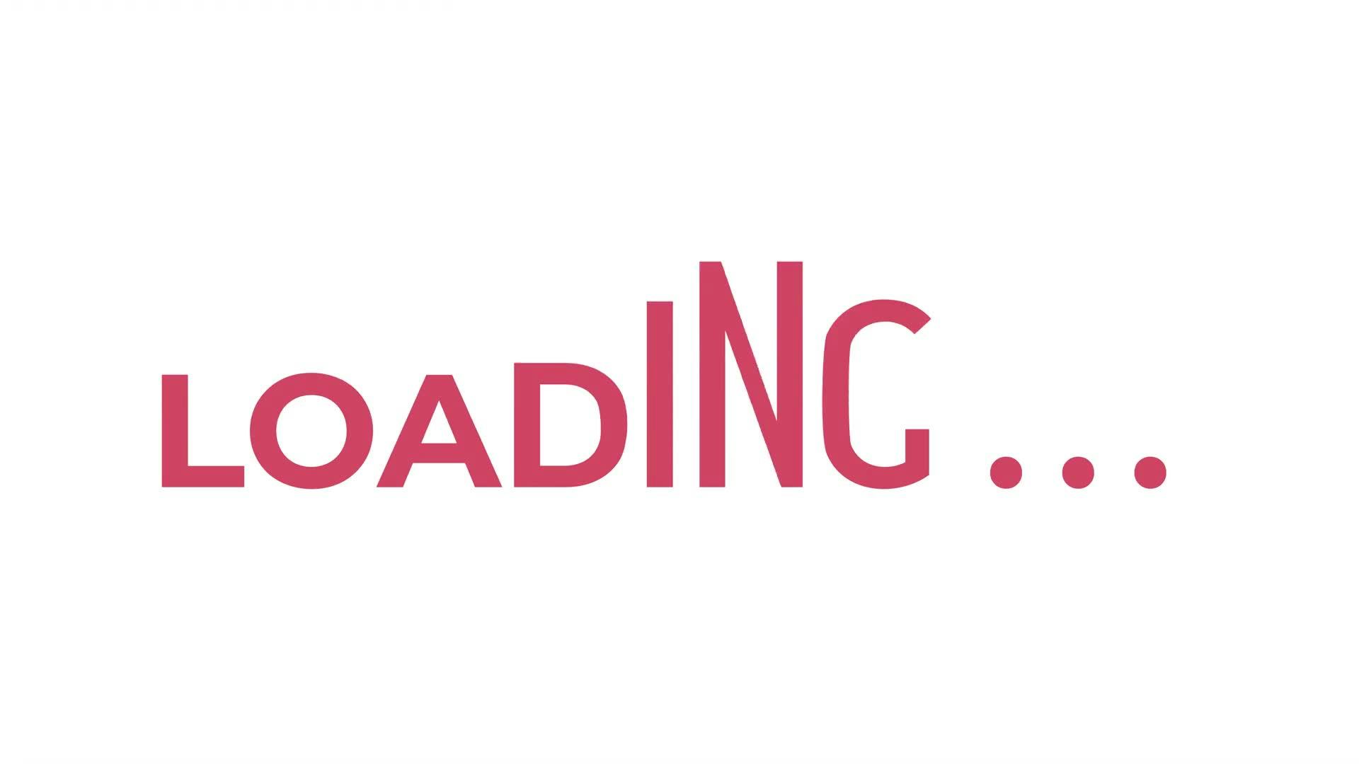Bouncing Letters 2D Loading Text • Motion Graphics Template • Uppbeat